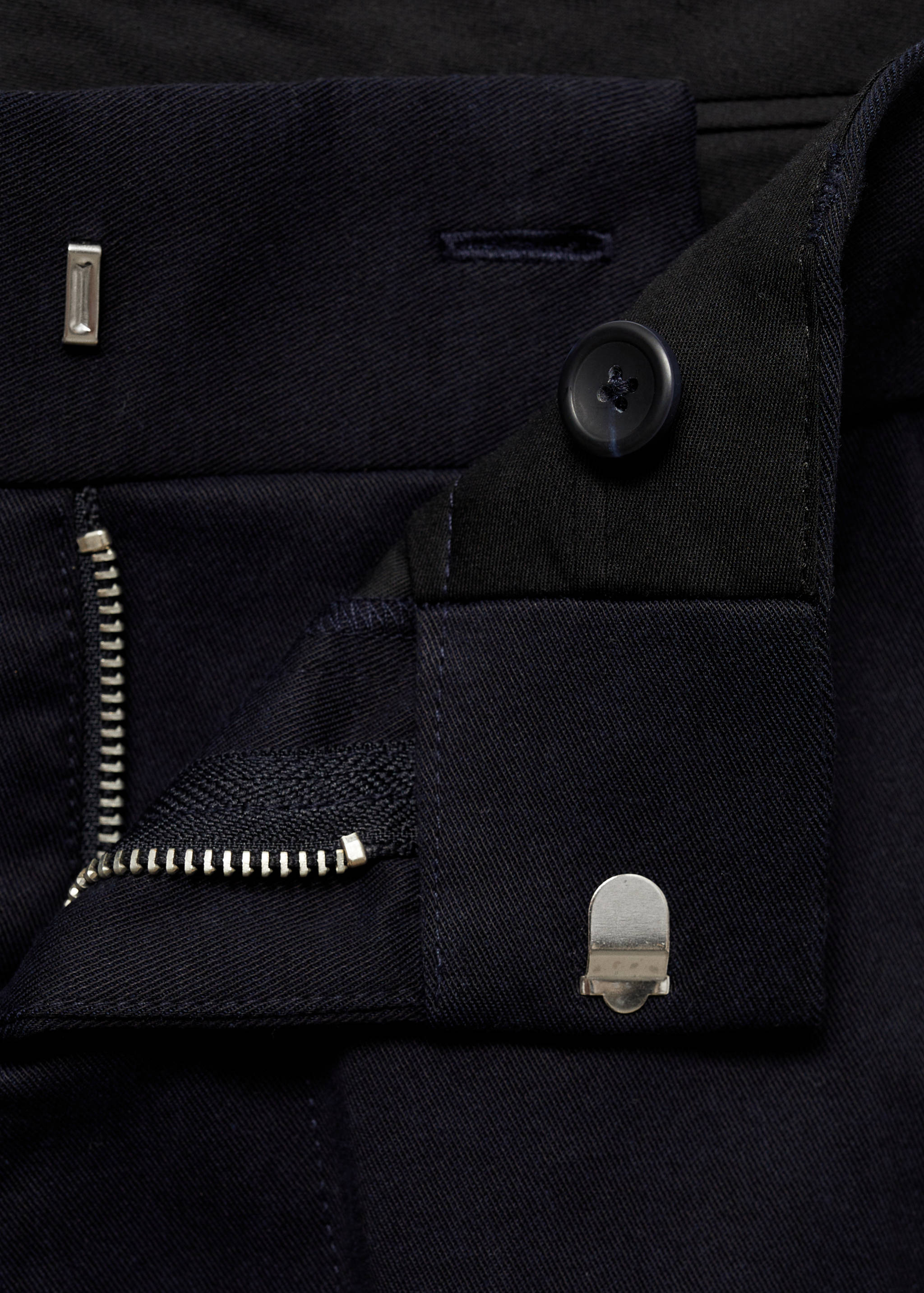 Kalhoty regular fit z bavlny a tencelu - Detail zboží 8