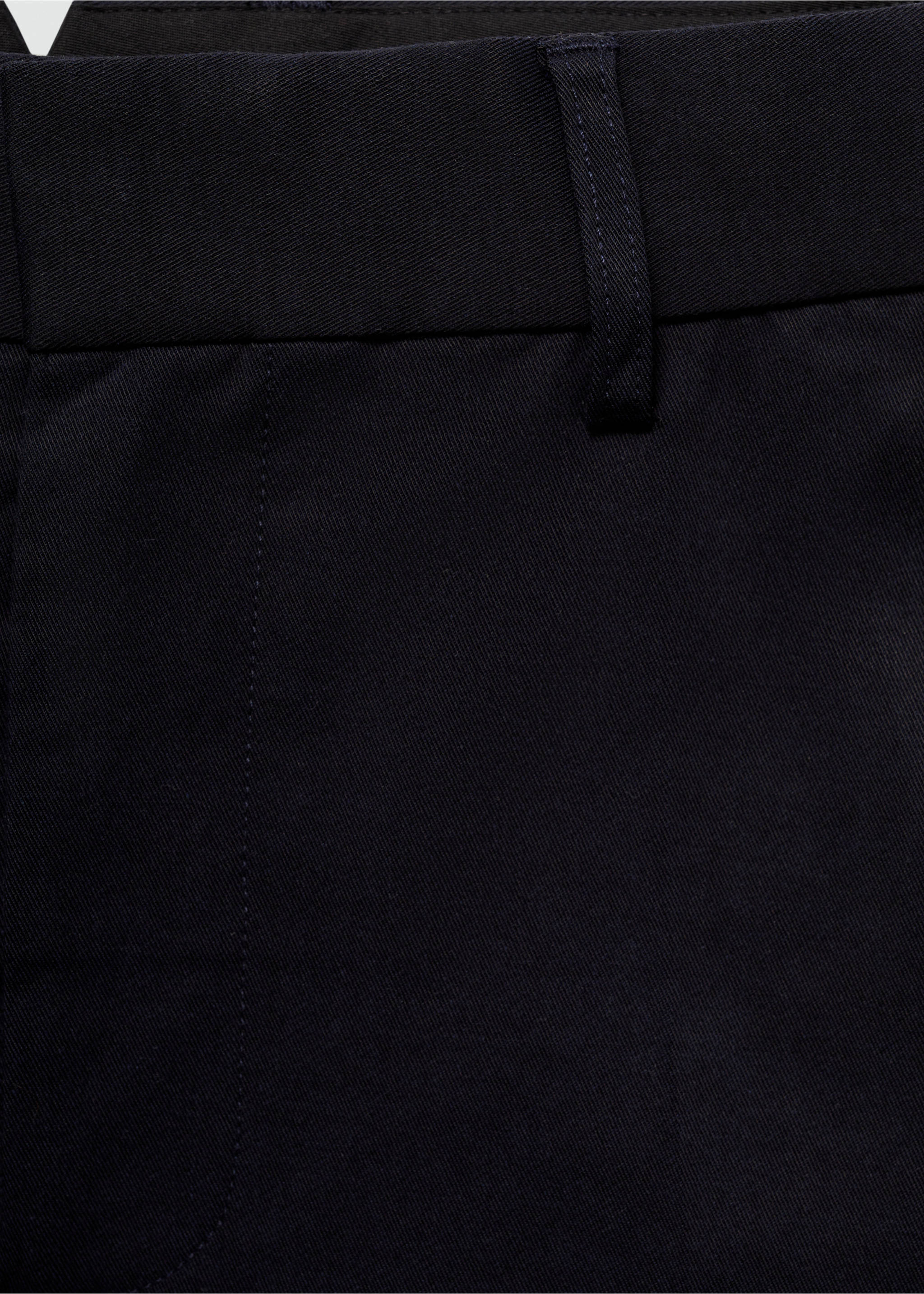 Pantalón regular fit algodón tencel - Detalle del artículo 0, Azul marino oscuro. Ref: 77025967-00.