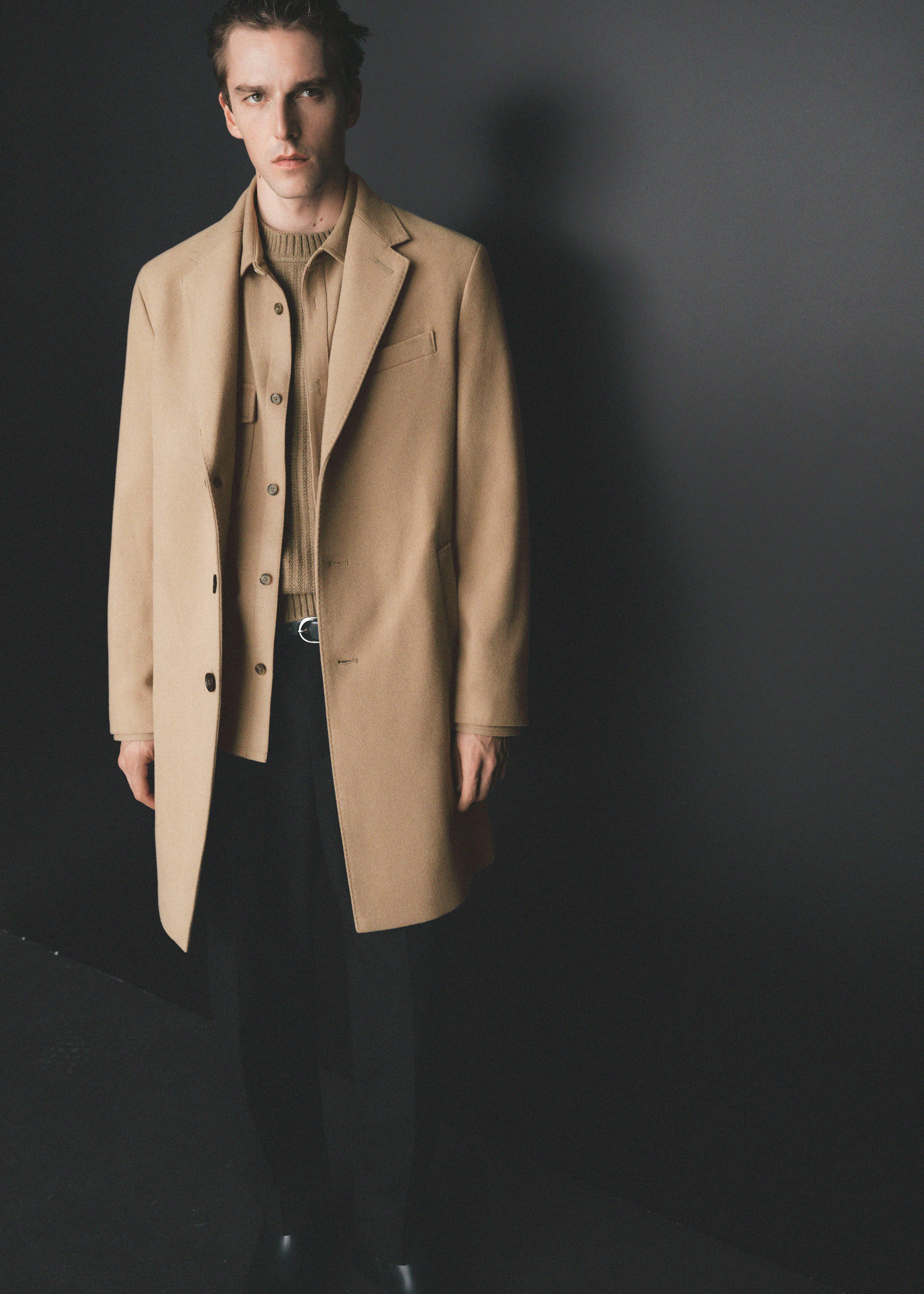 Long recycled wool coat - Details of the article 3