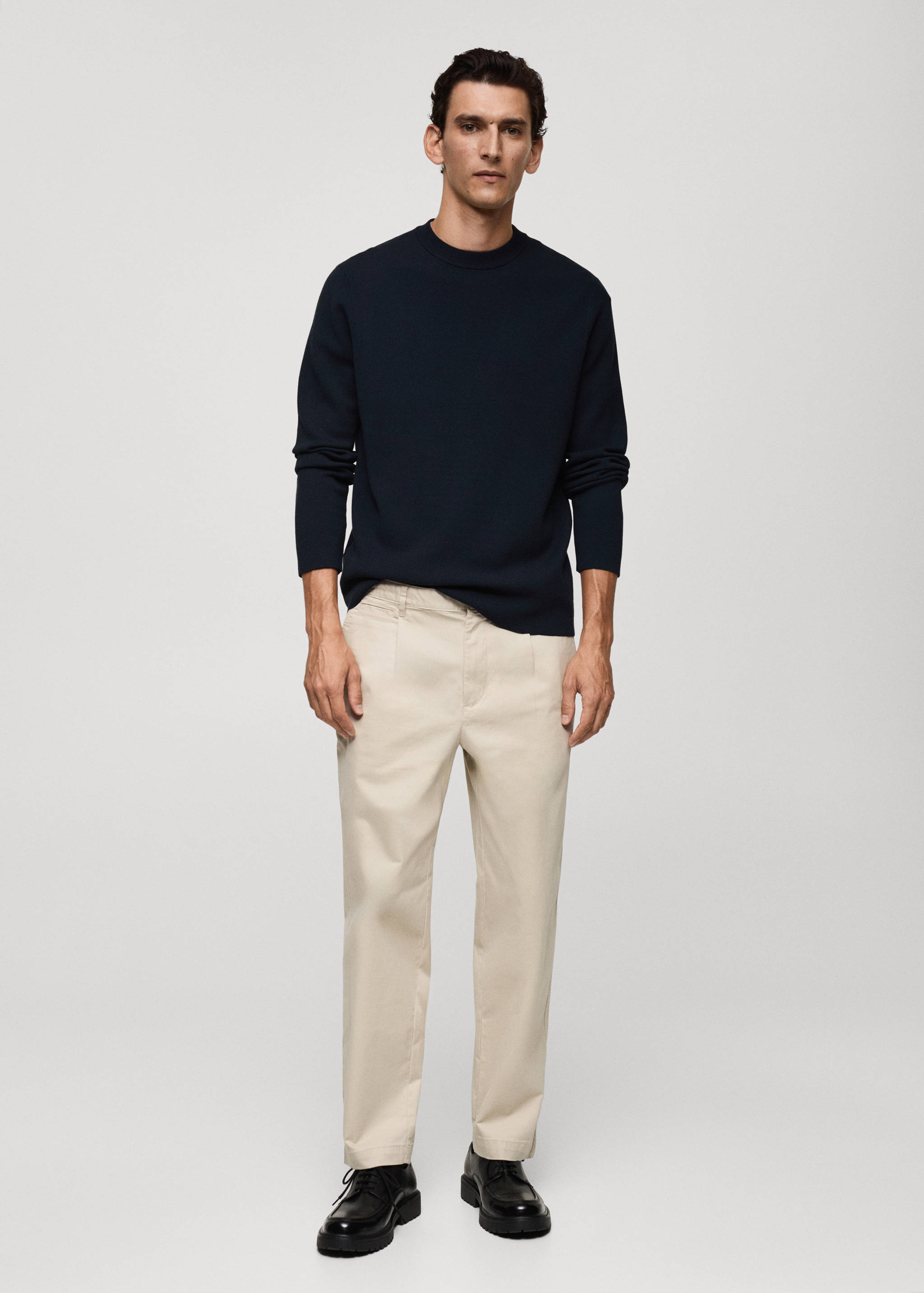 Medium-knit regular-fit sweater - General plane