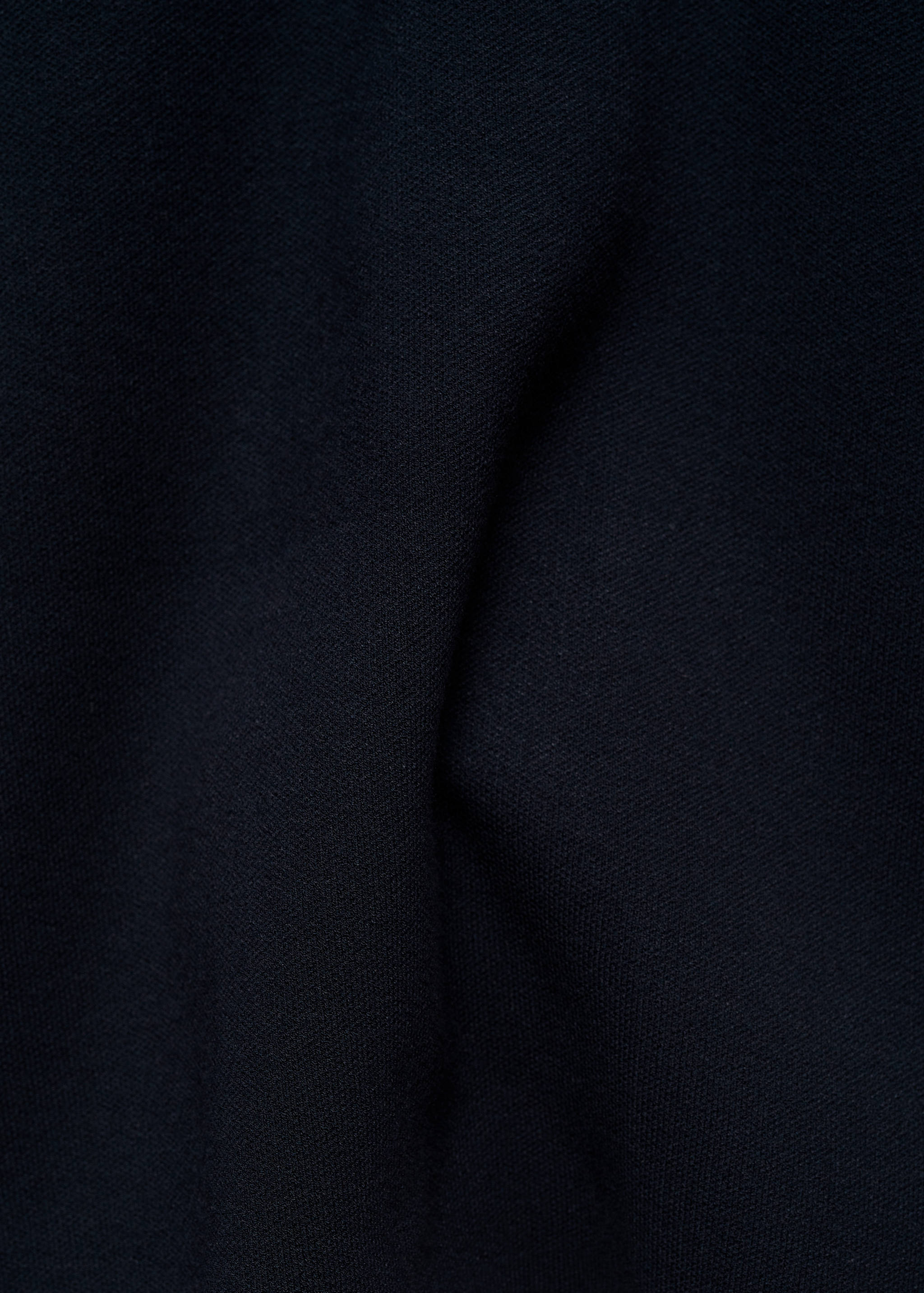 Medium-knit sweater with zip-up perkins neck - Details of the article 0