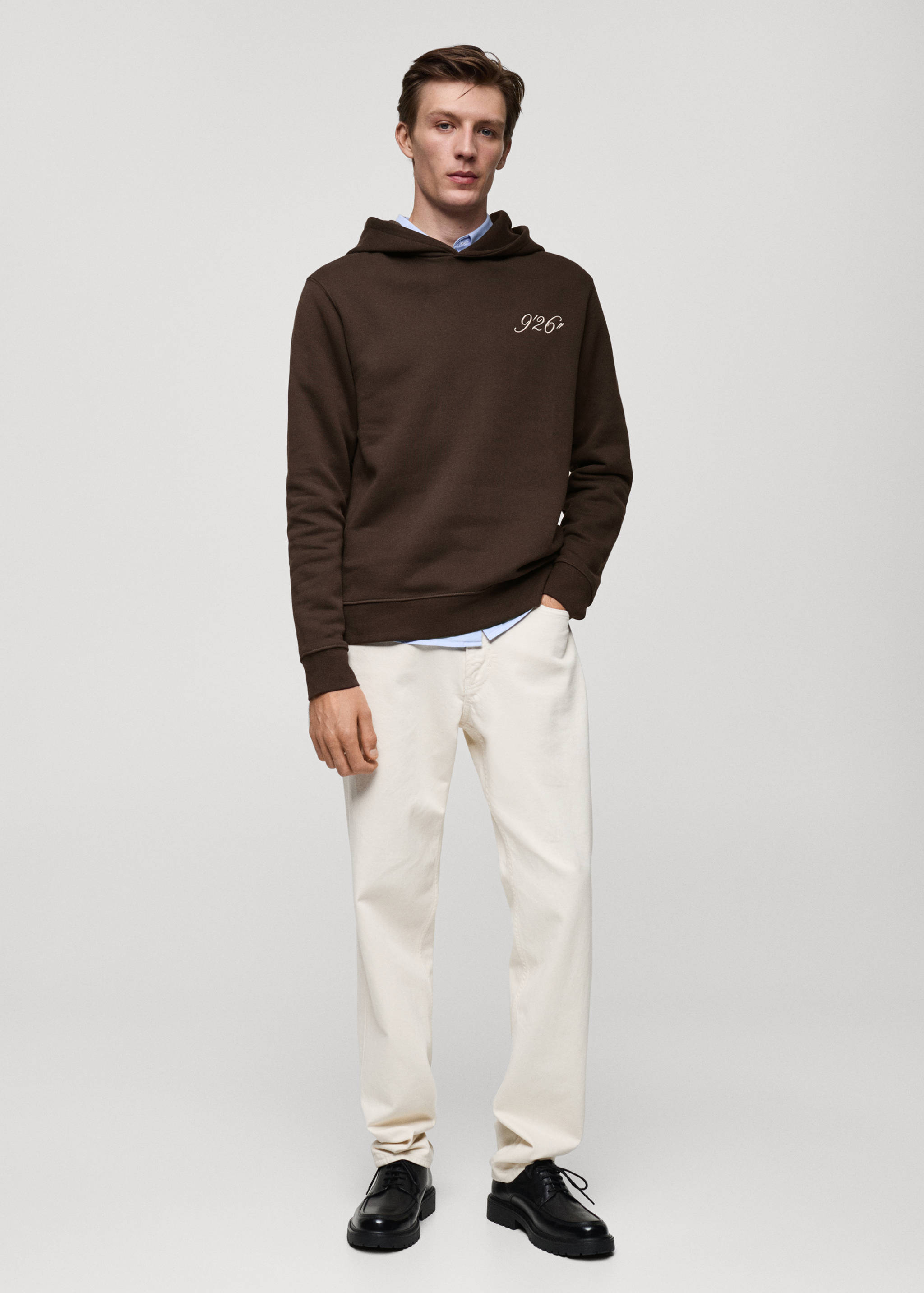 Embroidered hoodie - General plane