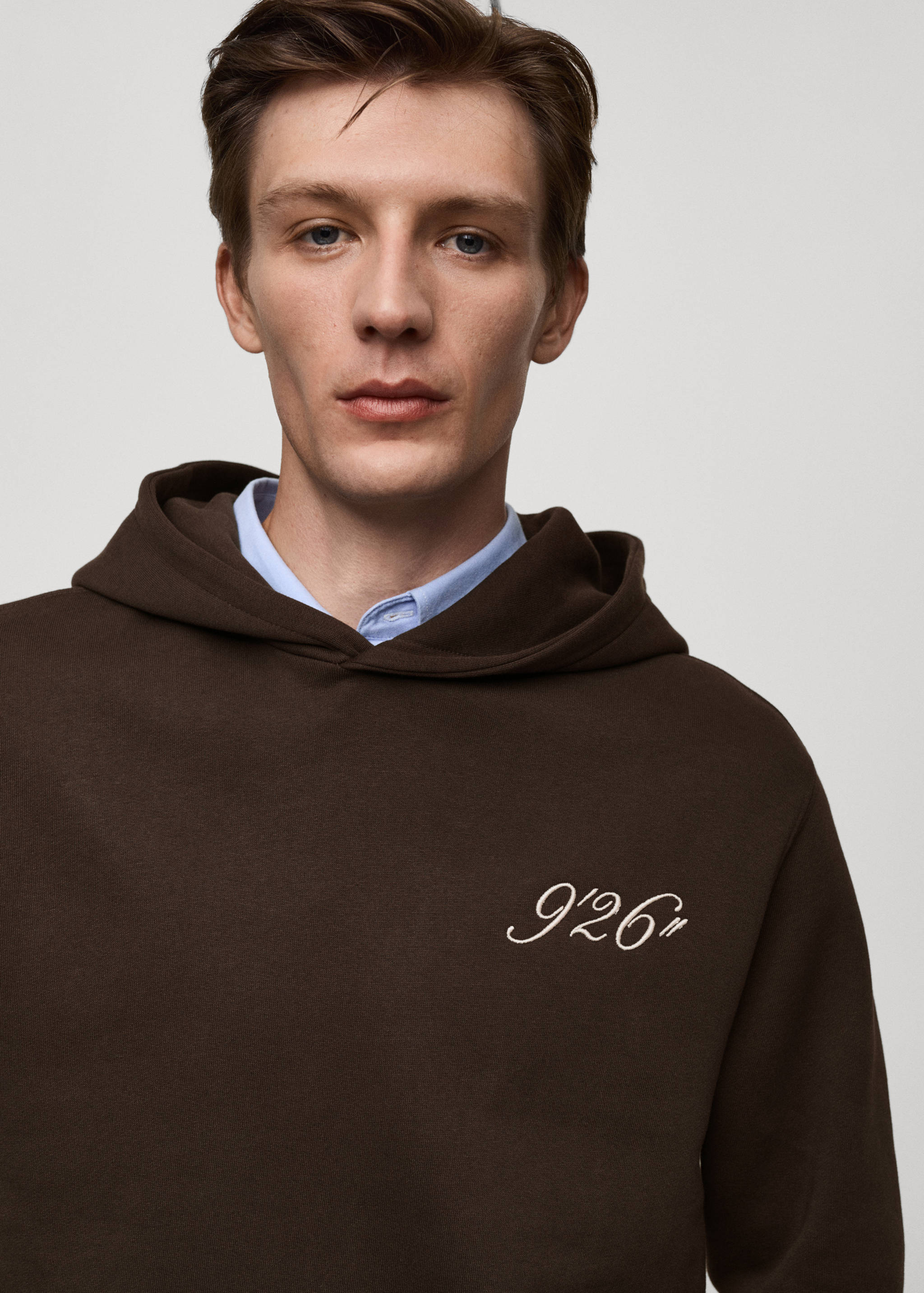 Embroidered hoodie - Details of the article 1