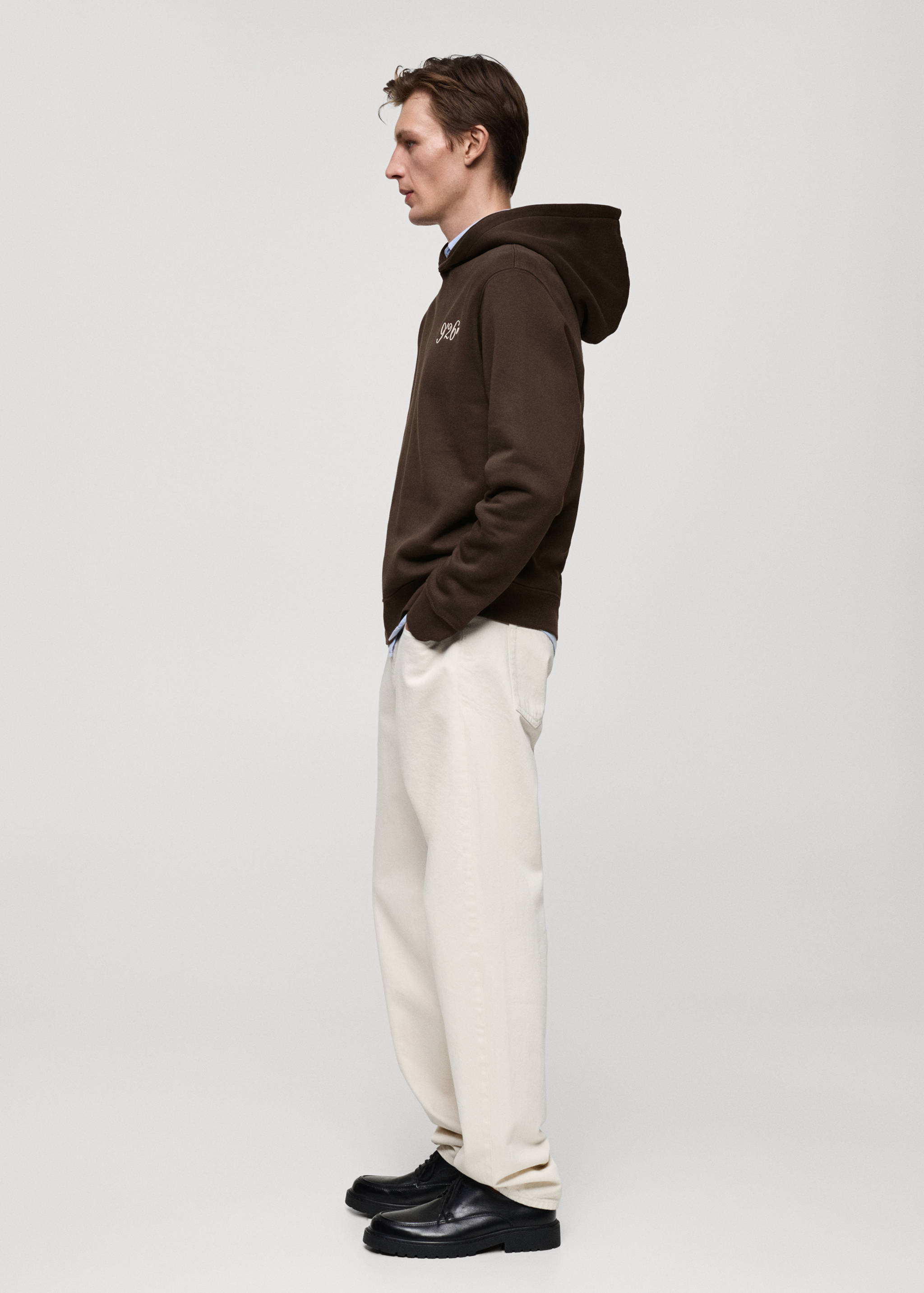 Embroidered hoodie - Details of the article 2