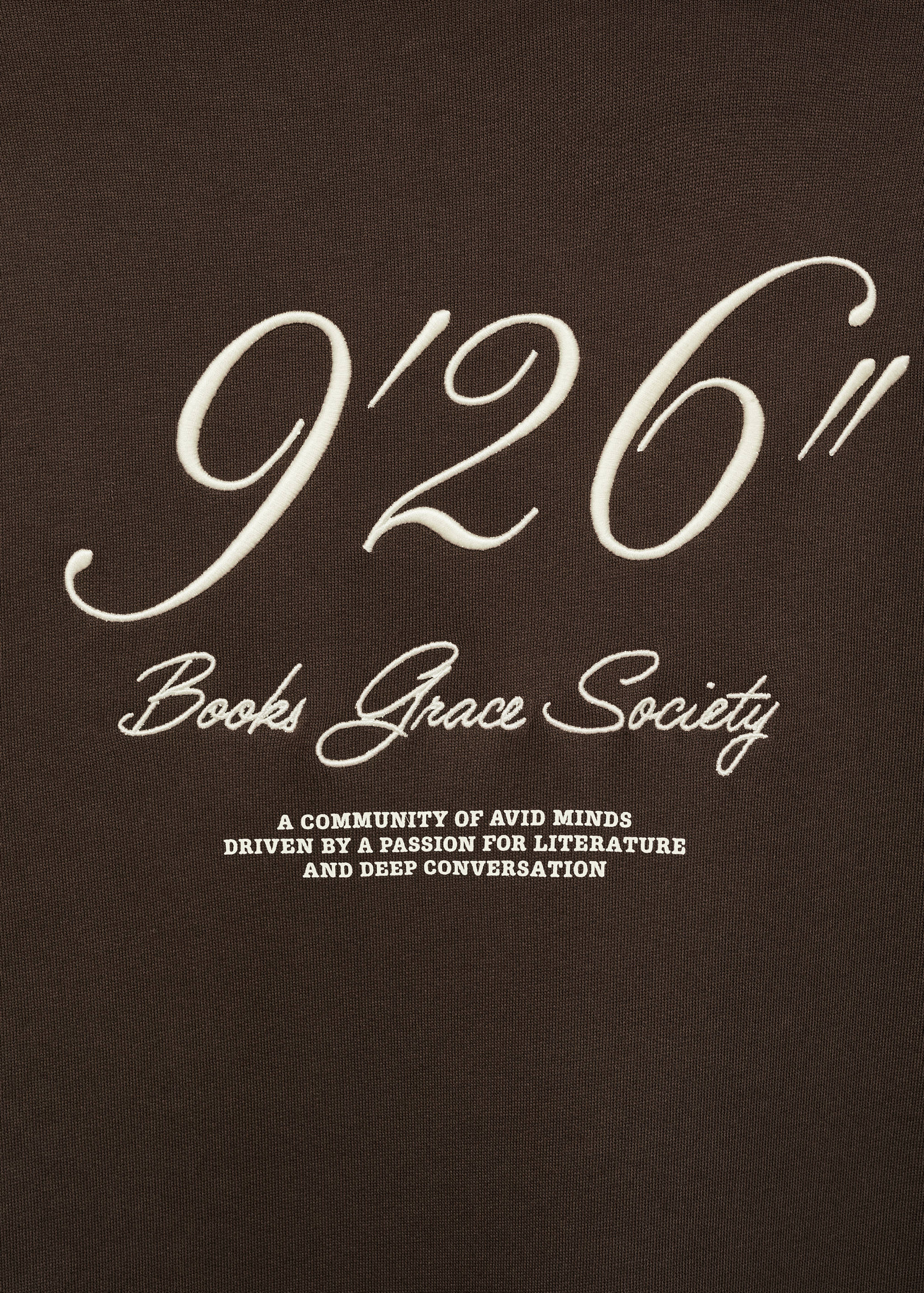 Embroidered hoodie - Details of the article 0