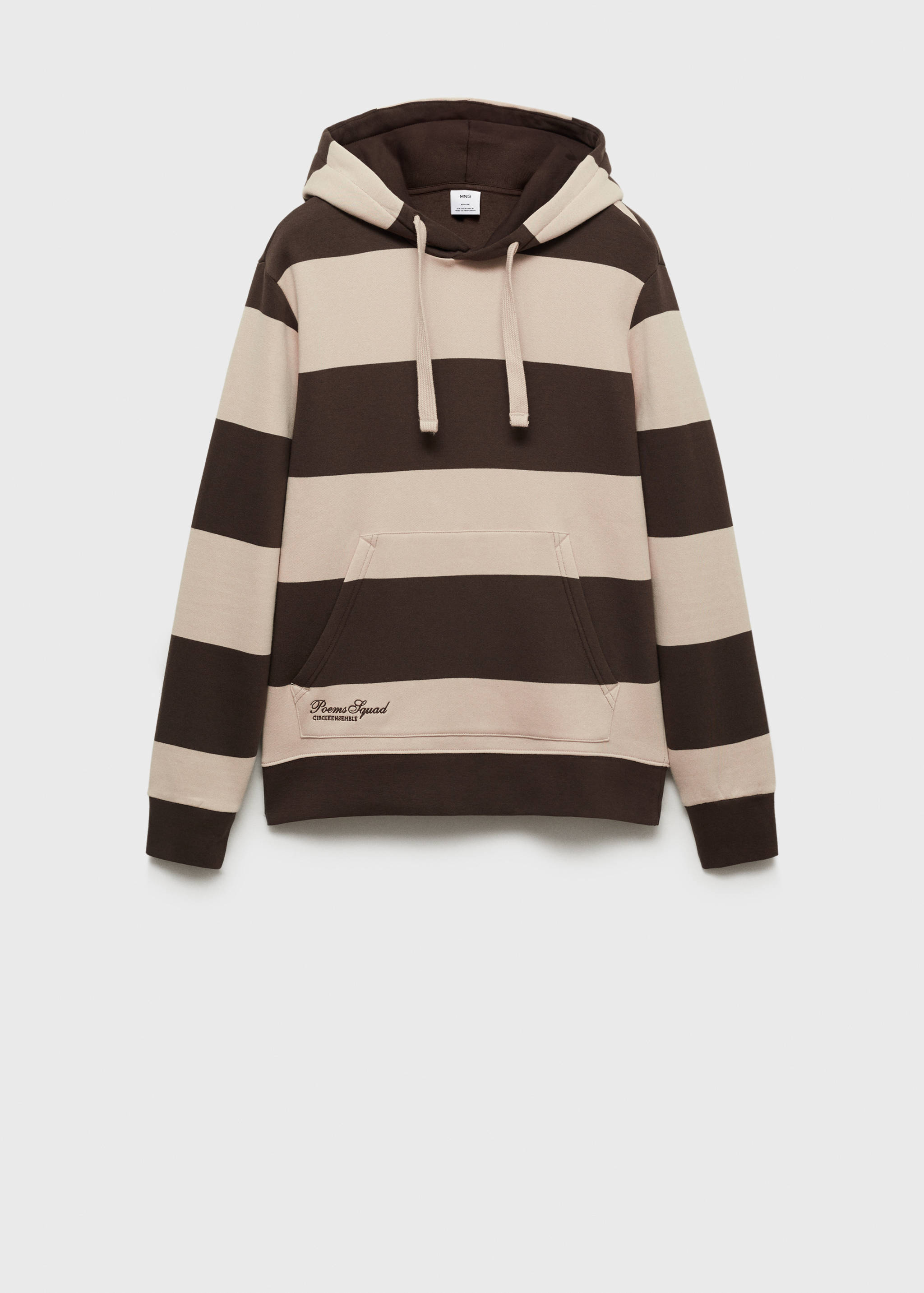 Gestreepte hoodie - Artikel zonder model