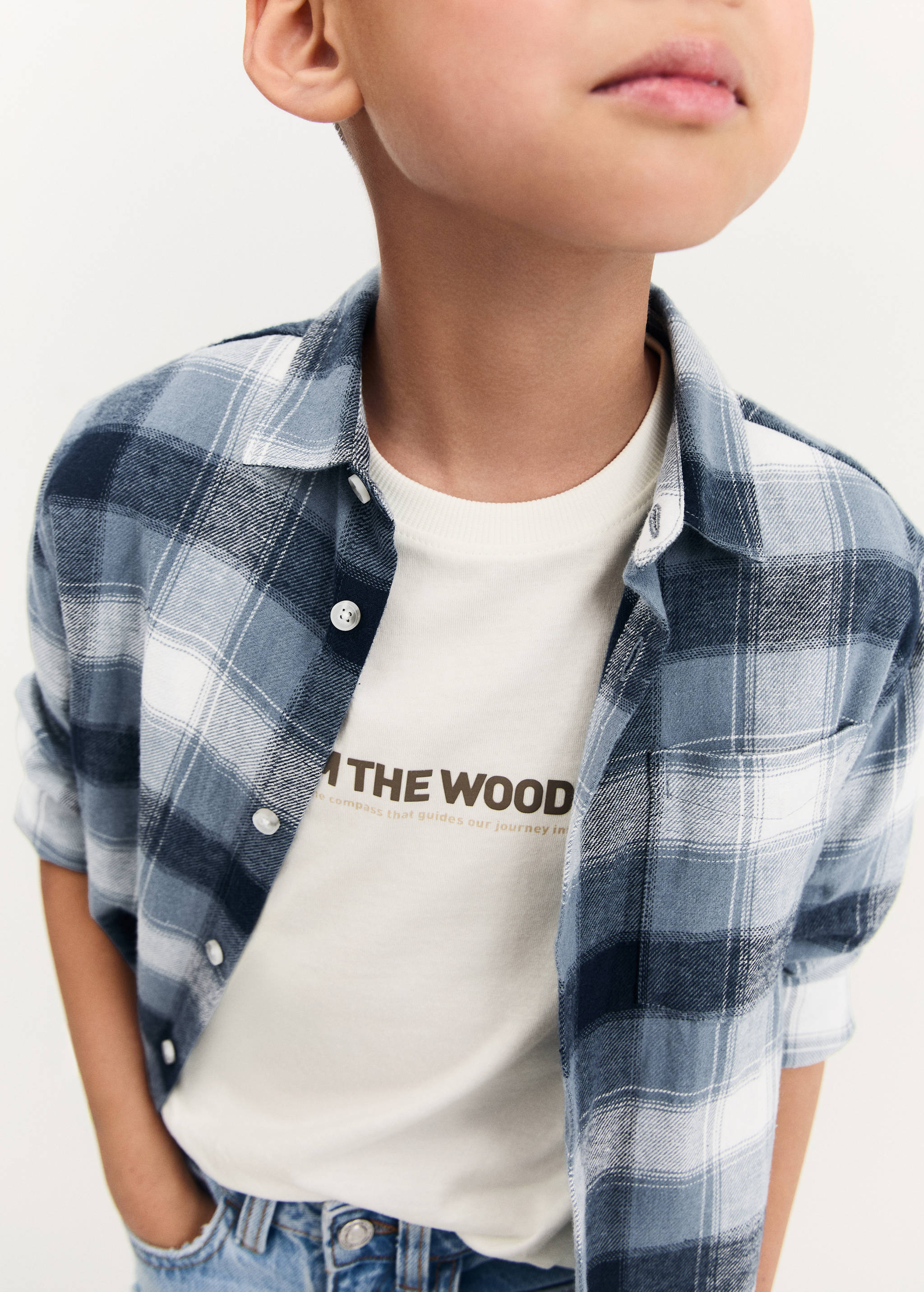 Camisa cuadros bolsillo - Detalle del artículo 1