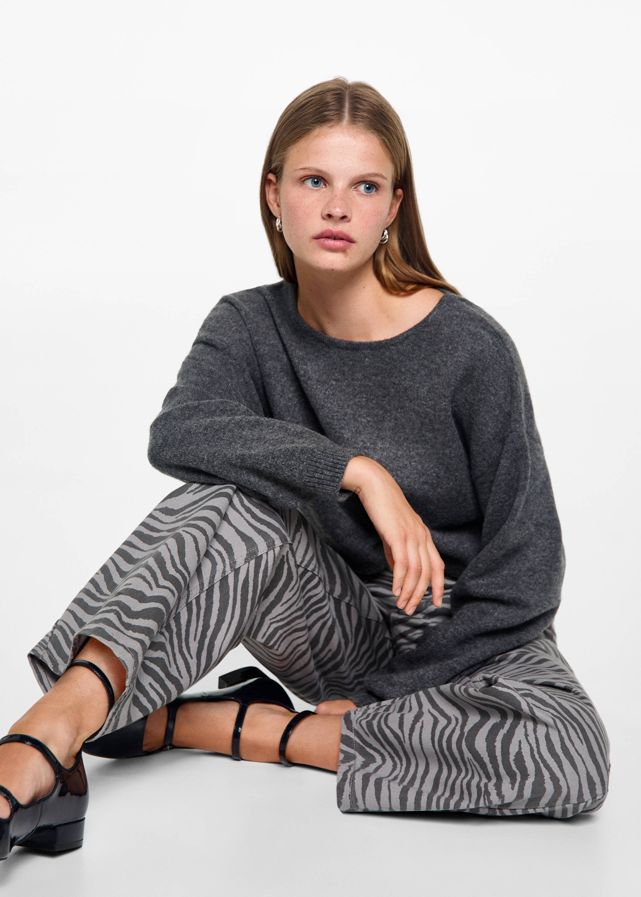 Pantaloni cu imprimeu zebră - Detaliu al articolului 2