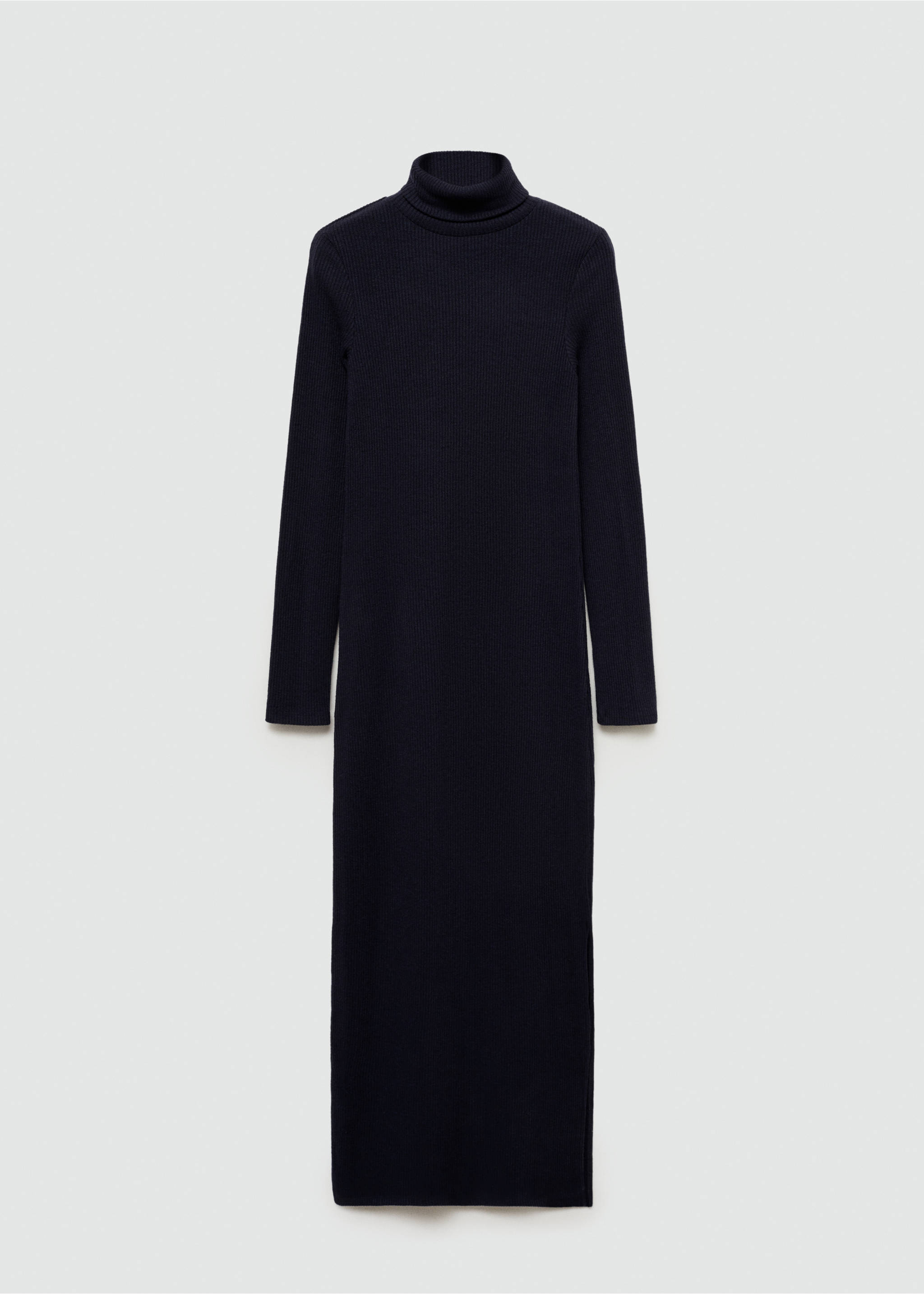 Robe col montant - Article sans modèle, Bleu marine foncé. Ref: 77025986-00.