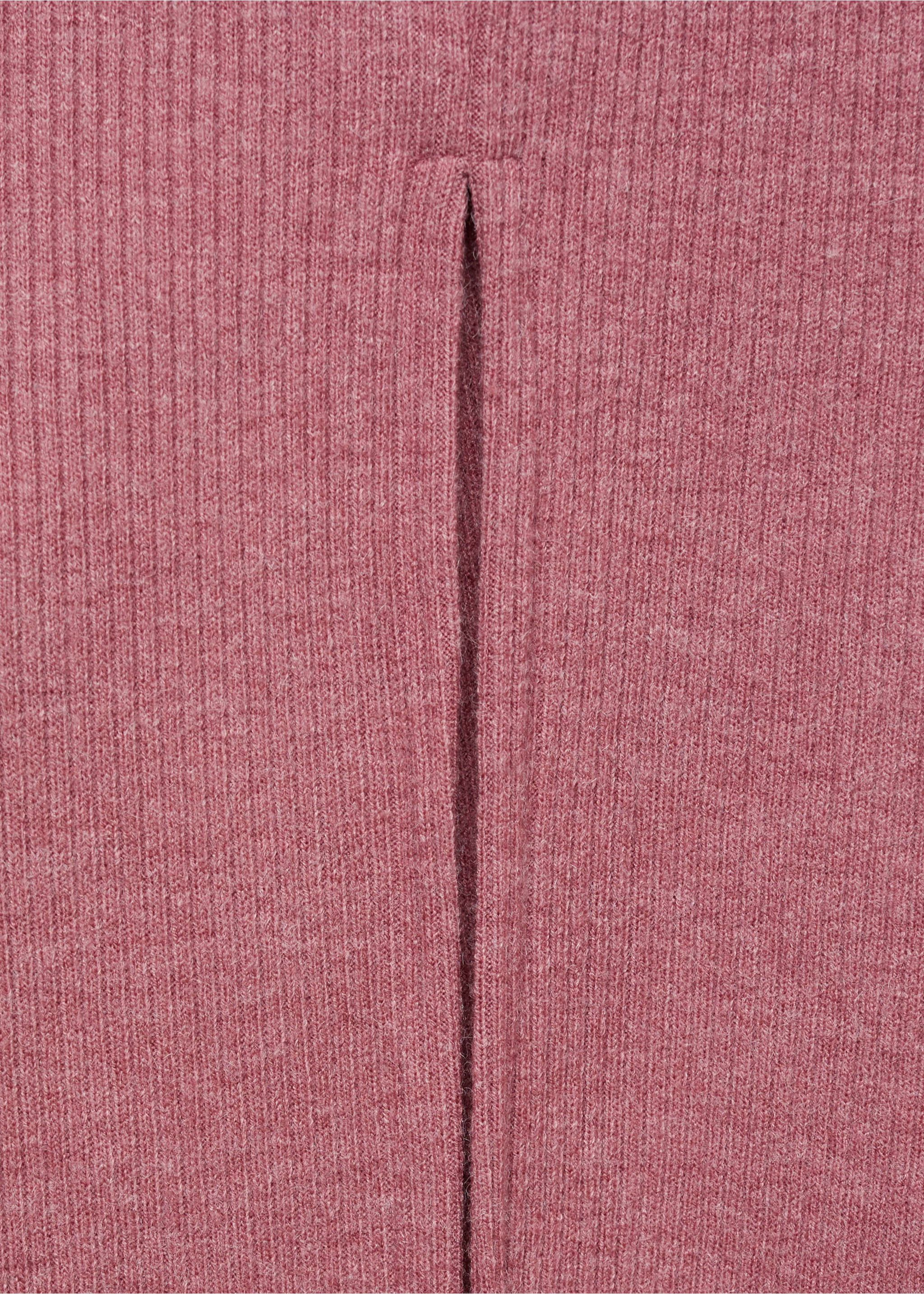 Turtle neck dress - Details of the article 0, Pastel Pink. Ref: 77025986-00.