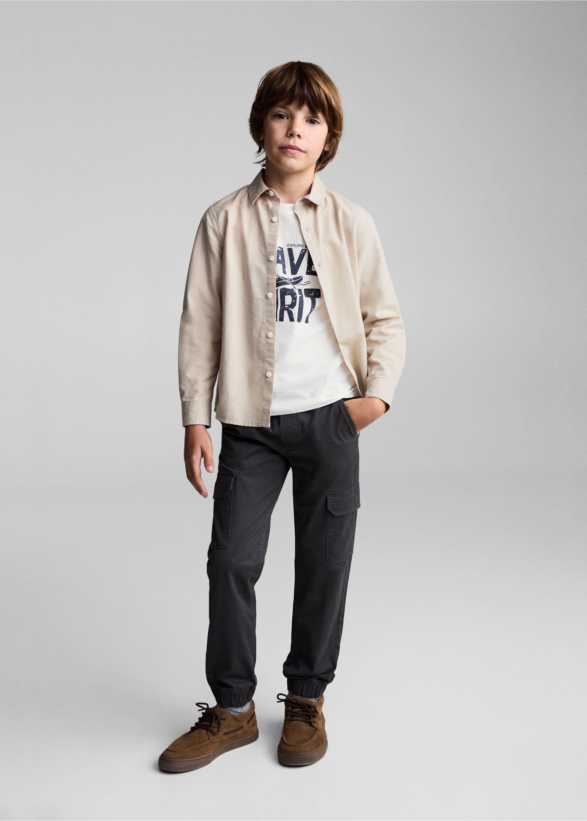 Printed cotton-blend t-shirt - General plane, Off White. Ref: 77025987-00.