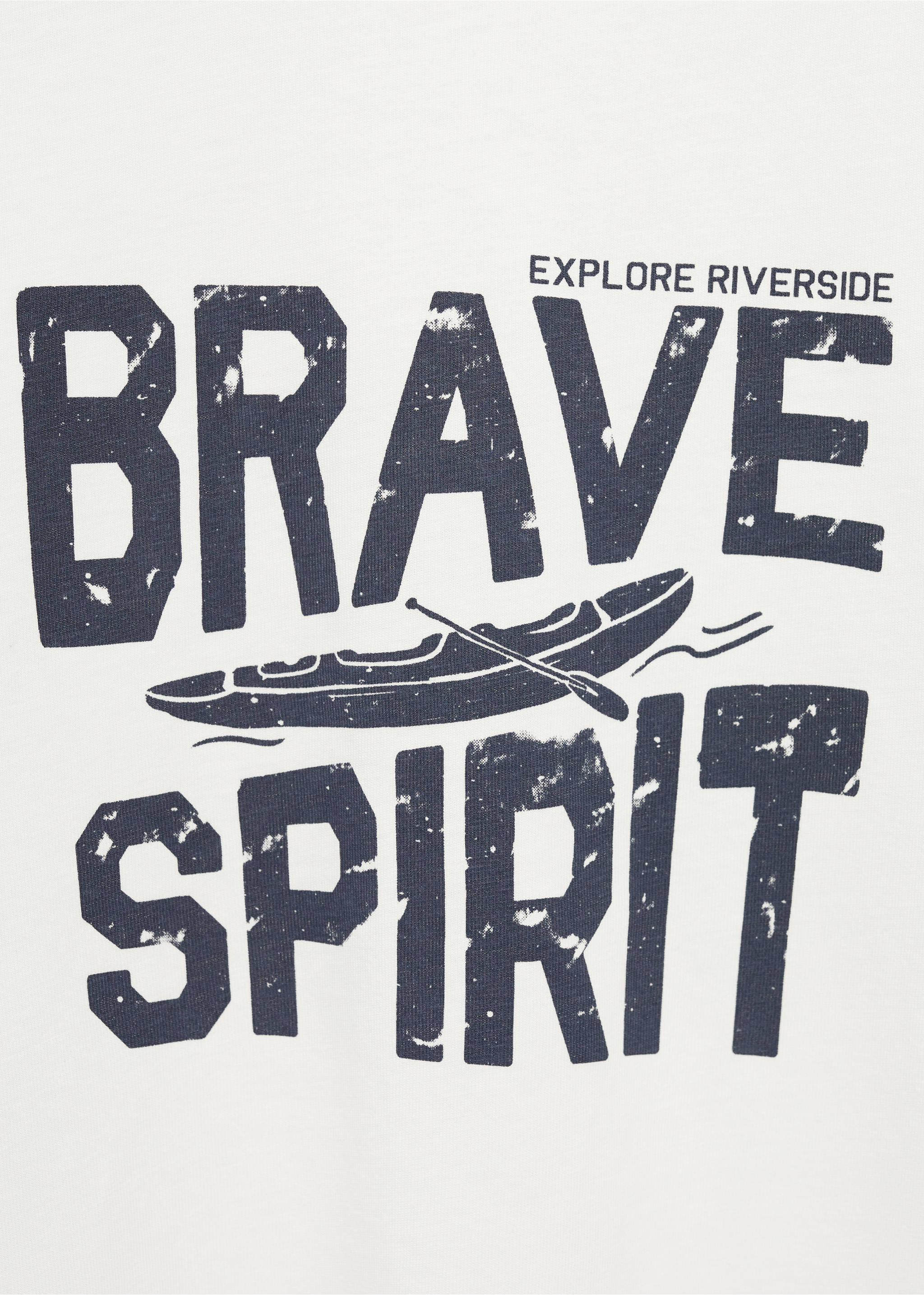 Printed cotton-blend t-shirt - Details of the article 0, Off White. Ref: 77025987-00.