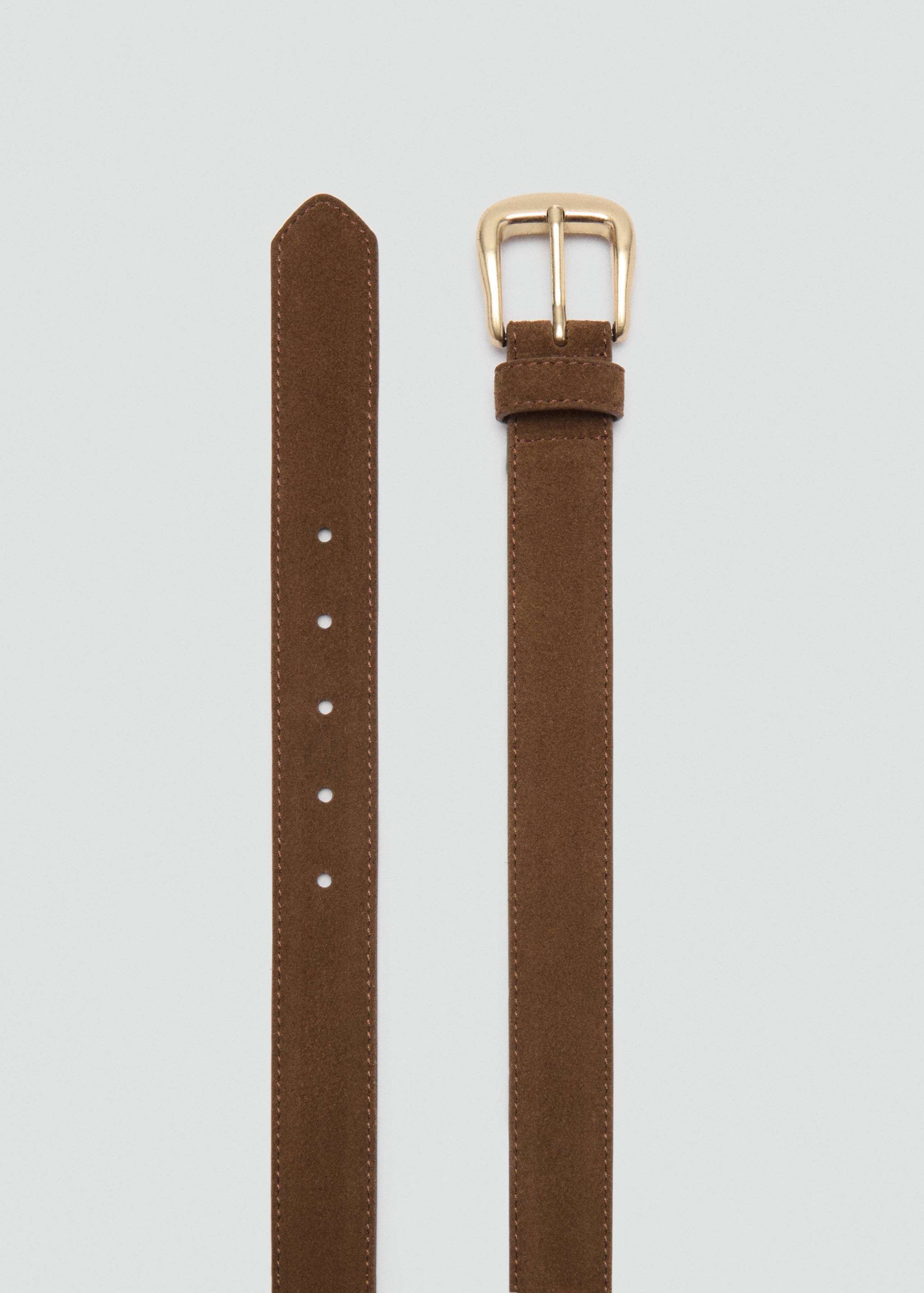 Buckle leather belt - Details of the article 1