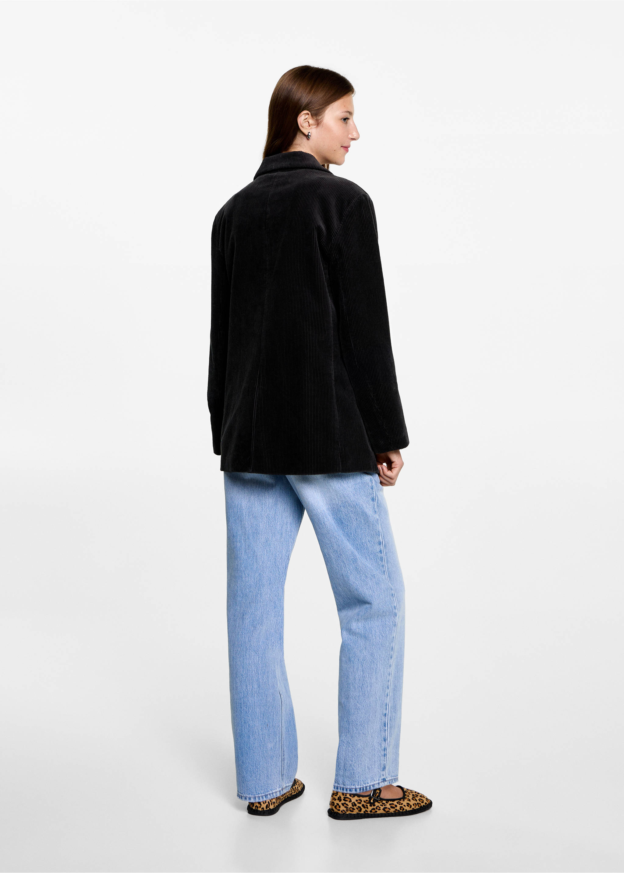 Cord-Blazer - Rückseite des Artikels, Anthrazit. Ref: 77026001-00.