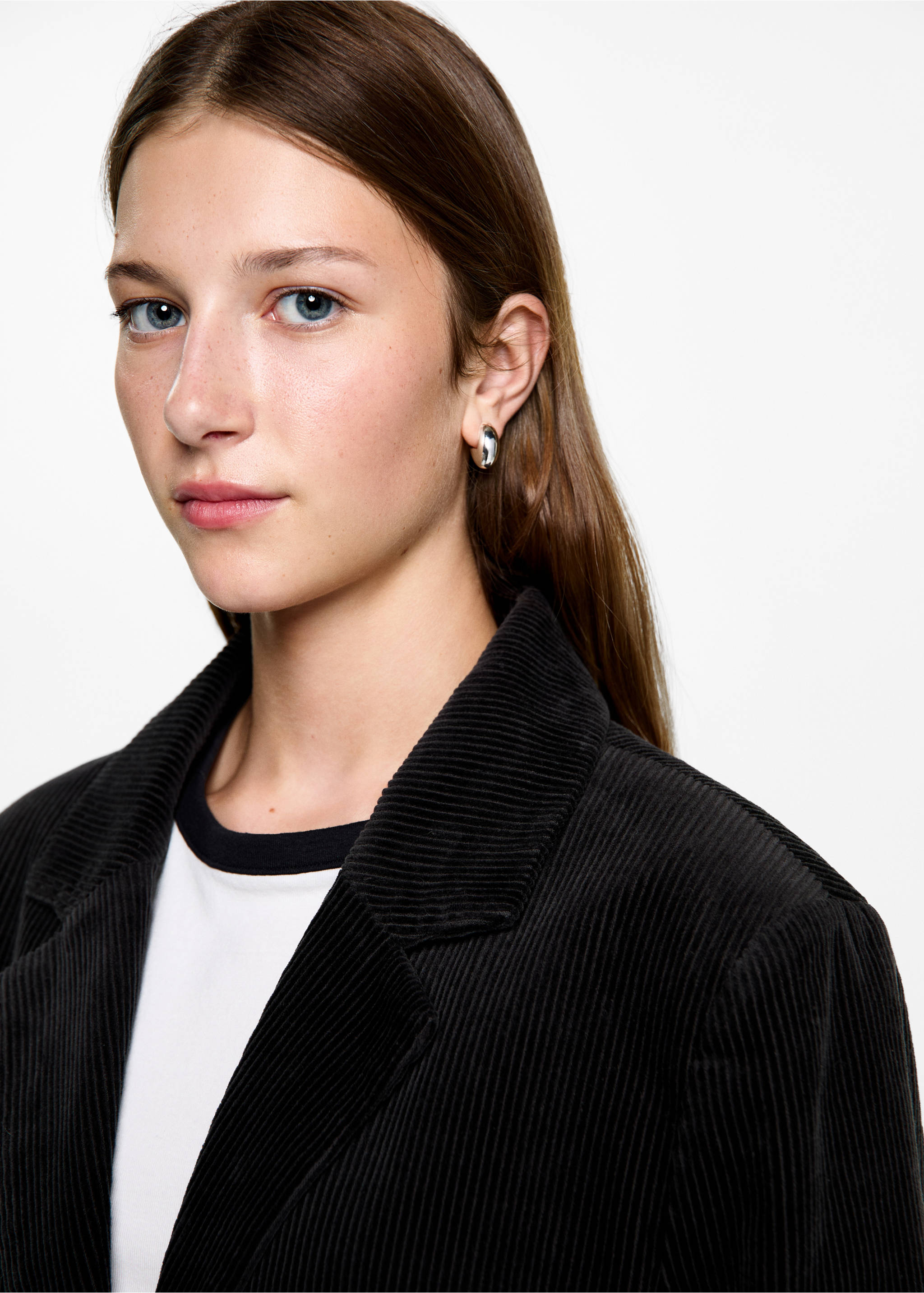 Cord-Blazer - Detail des Artikels 1, Anthrazit. Ref: 77026001-00.