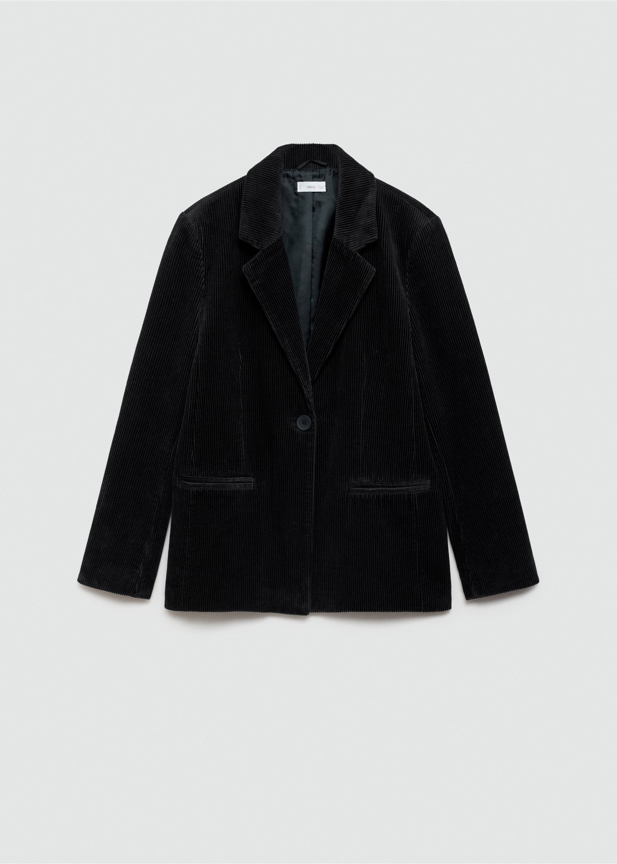 Cord-Blazer - Artikel ohne Model, Anthrazit. Ref: 77026001-00.