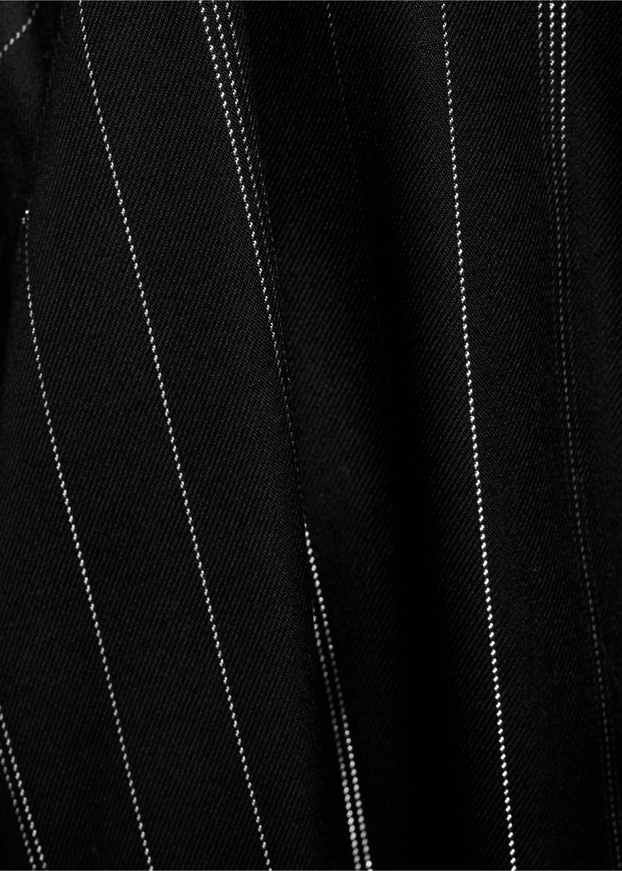 Striped lurex blouse - Details of the article 0, Black. Ref: 77026002-00.