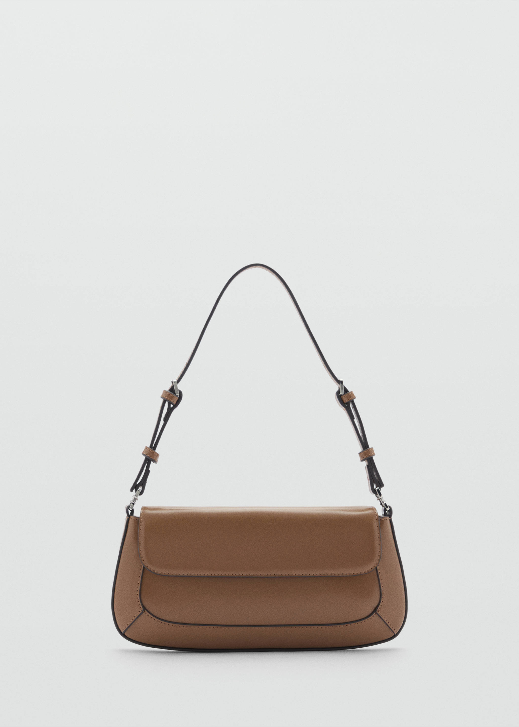 Shoulder bag with strap - Article without model, Medium Brown. Ref: 77026003-00.