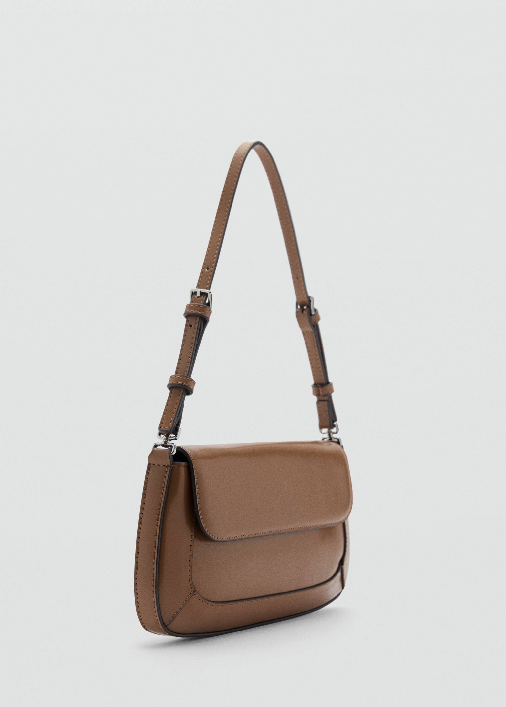 Shoulder bag with strap - Medium plane