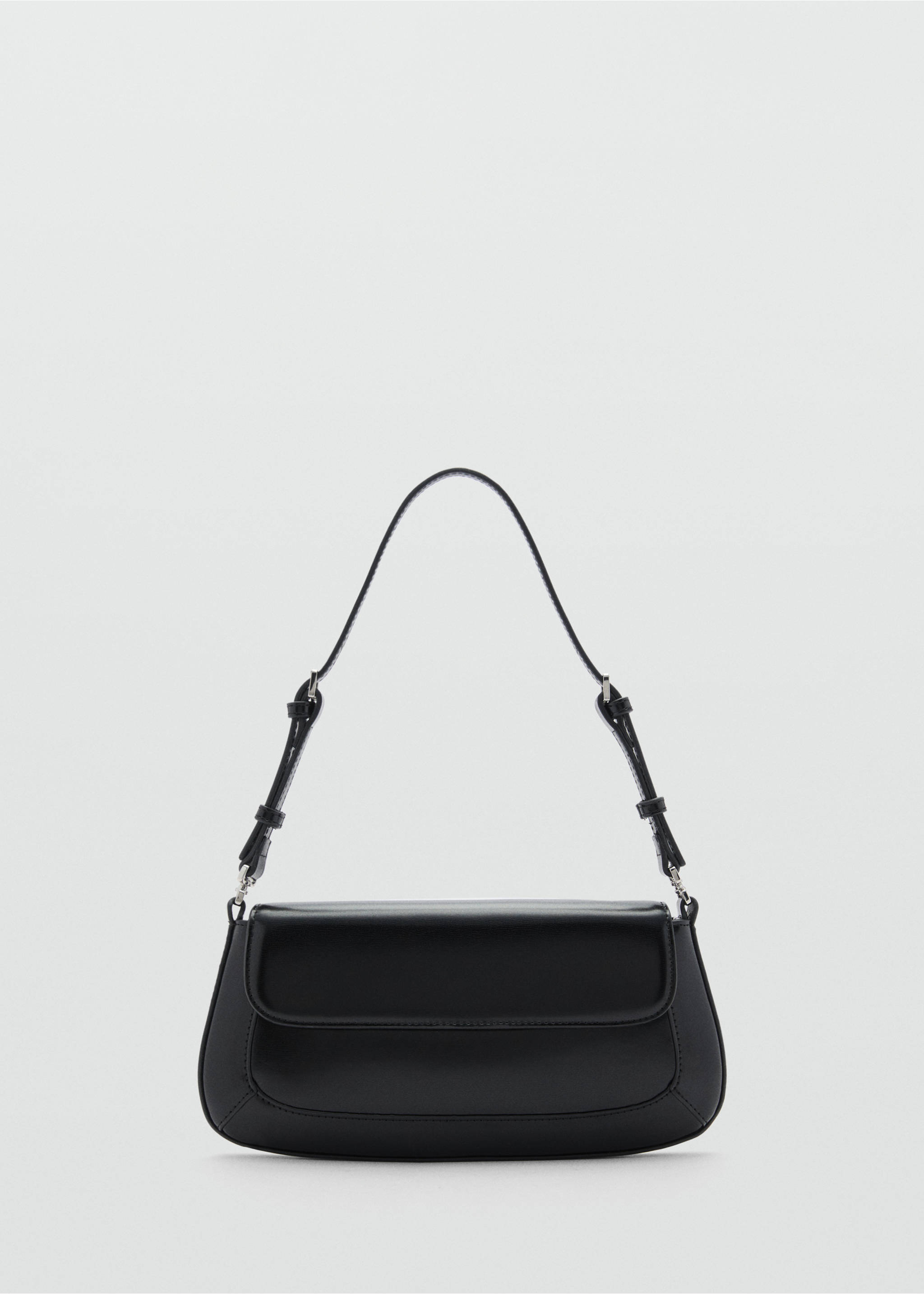 Shoulder bag with strap - Article without model, Black. Ref: 77026003-00.