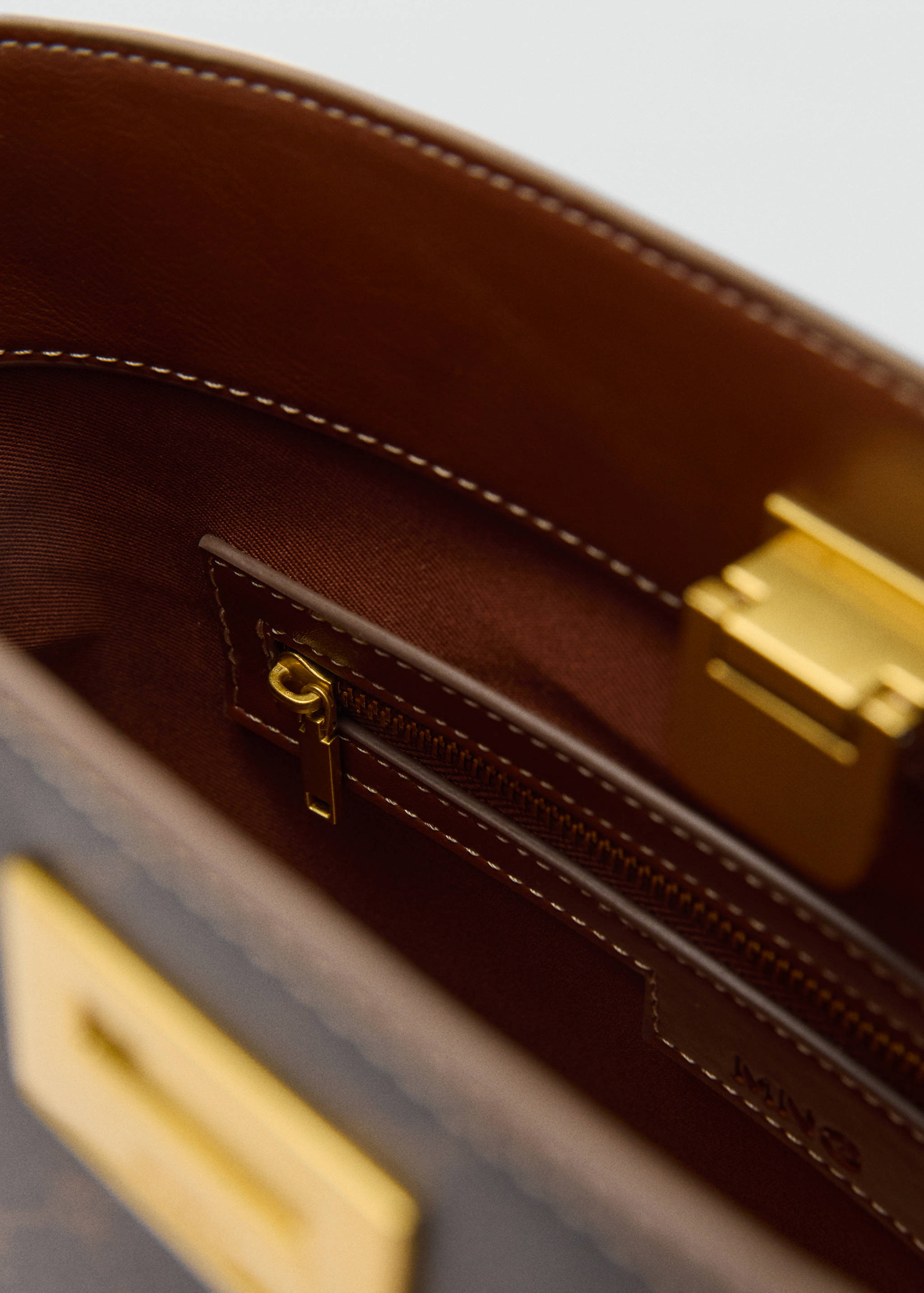 Shopper bag with metallic detail - Details of the article 2