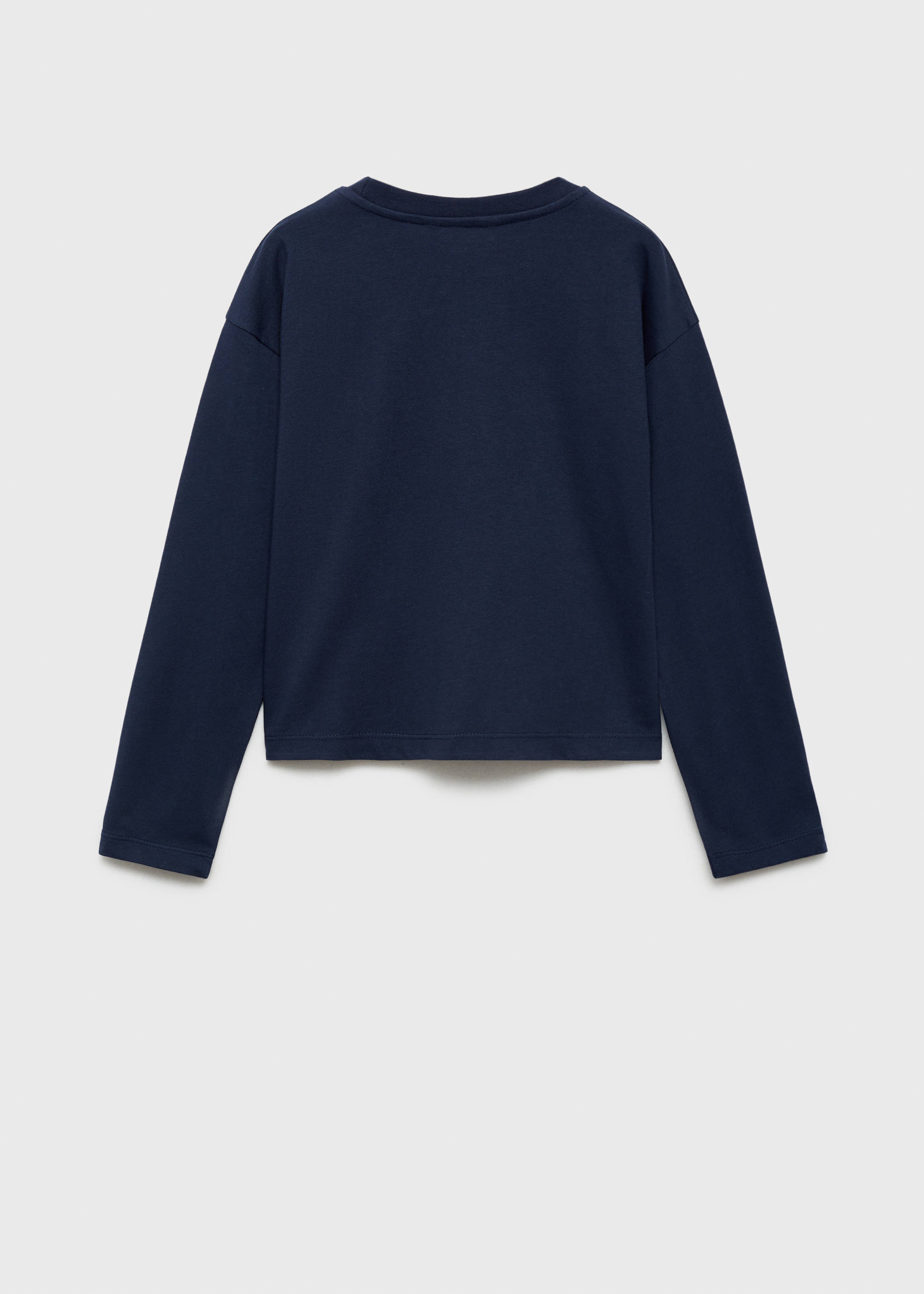 Embossed detail t-shirt - Reverse of the article