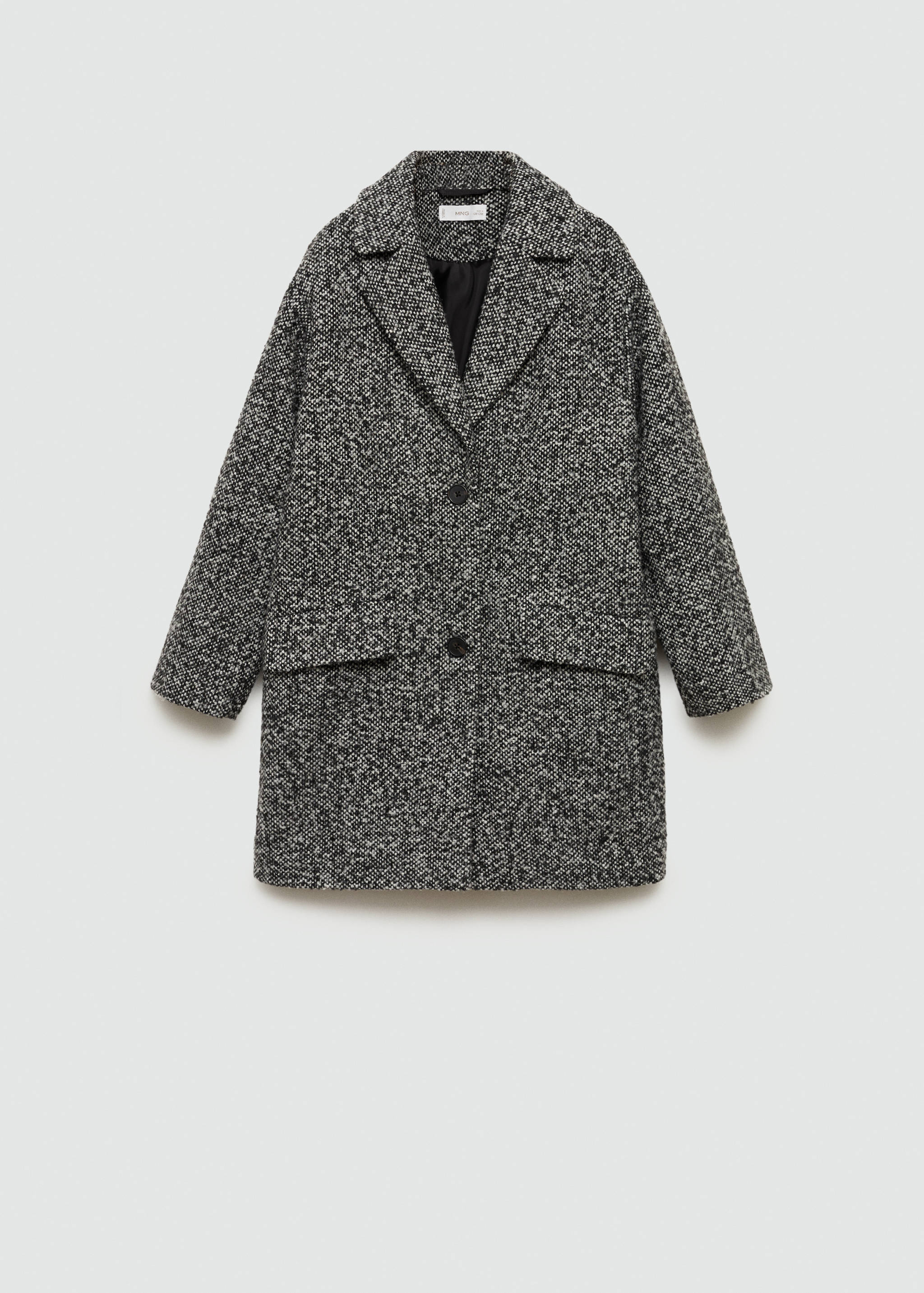 Buttoned wool coat - Article without model