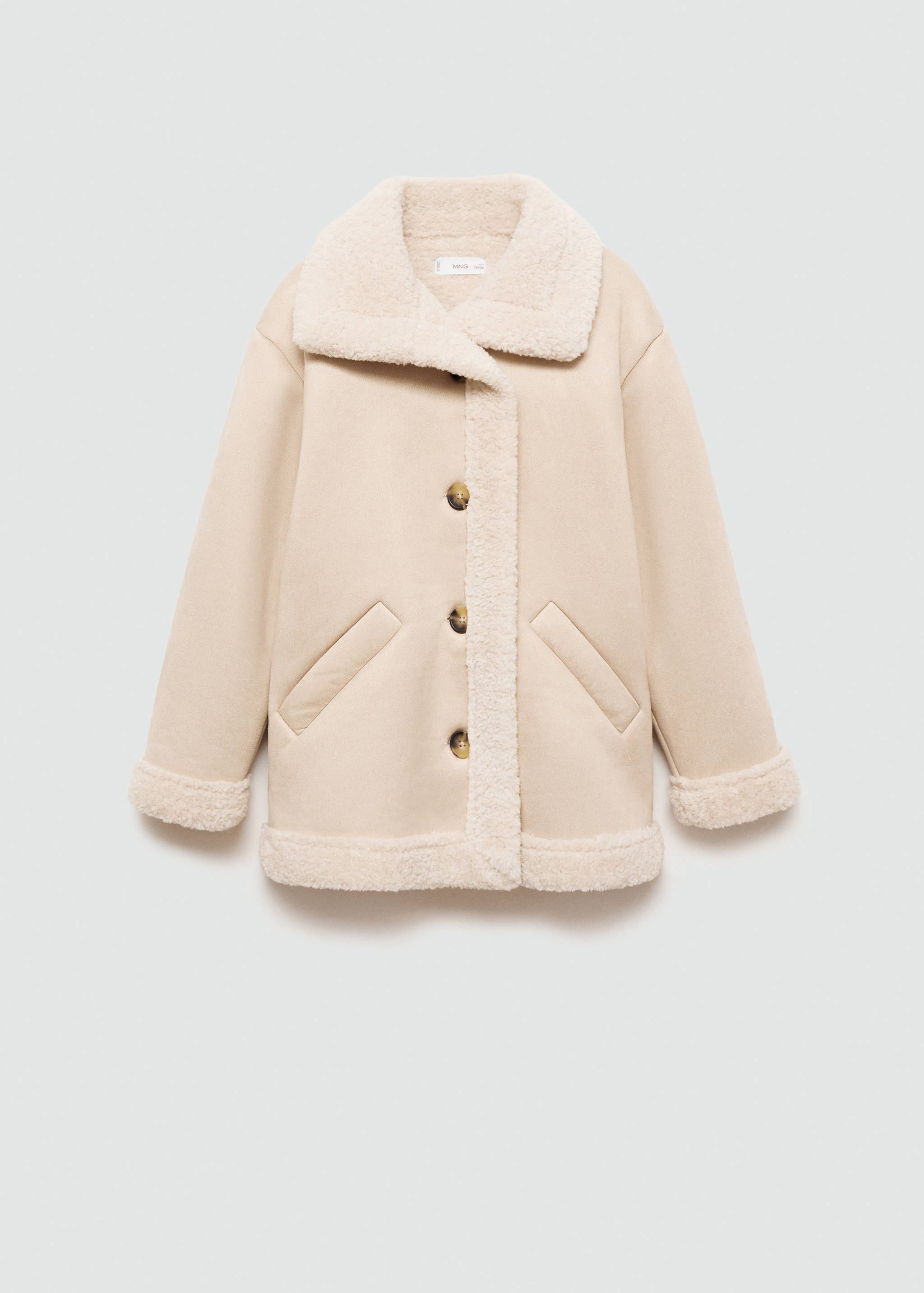 Shearling-lined coat - Article without model
