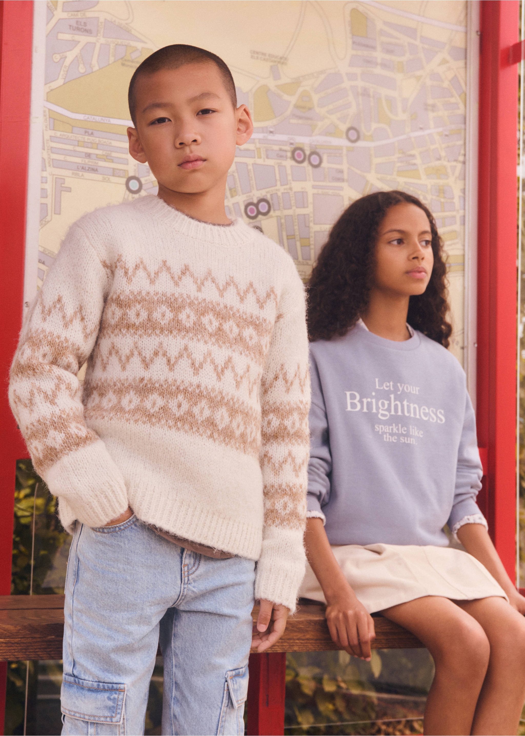 Jacquard sweater - Details of the article 5, Off White. Ref: 77026341-00.