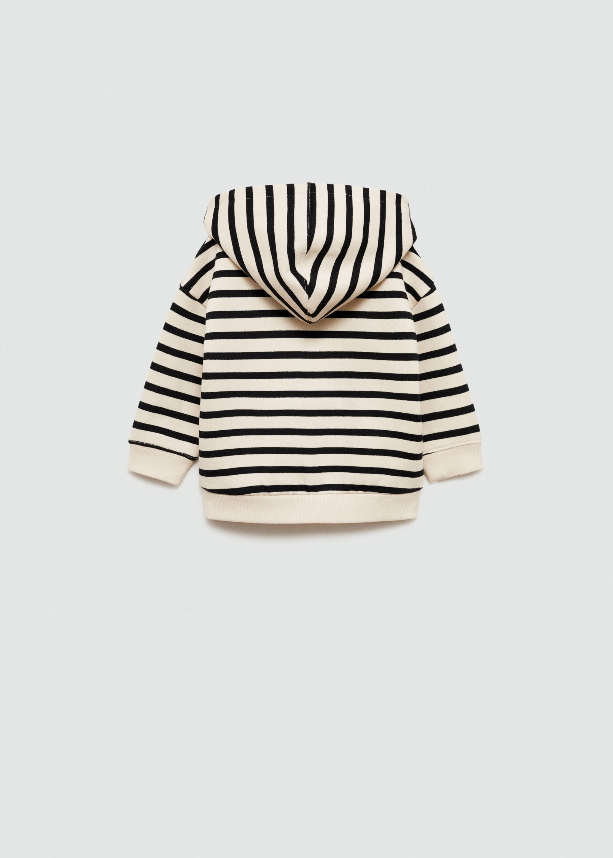 Sweat-shirt imprimé rayures - Verso de l’article