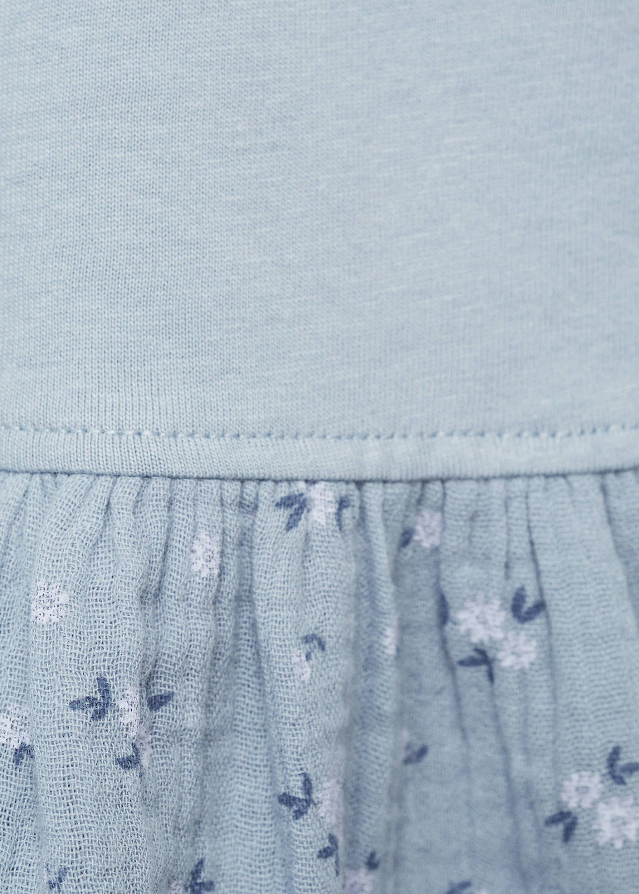 Floral hem T-shirt - Details of the article 8