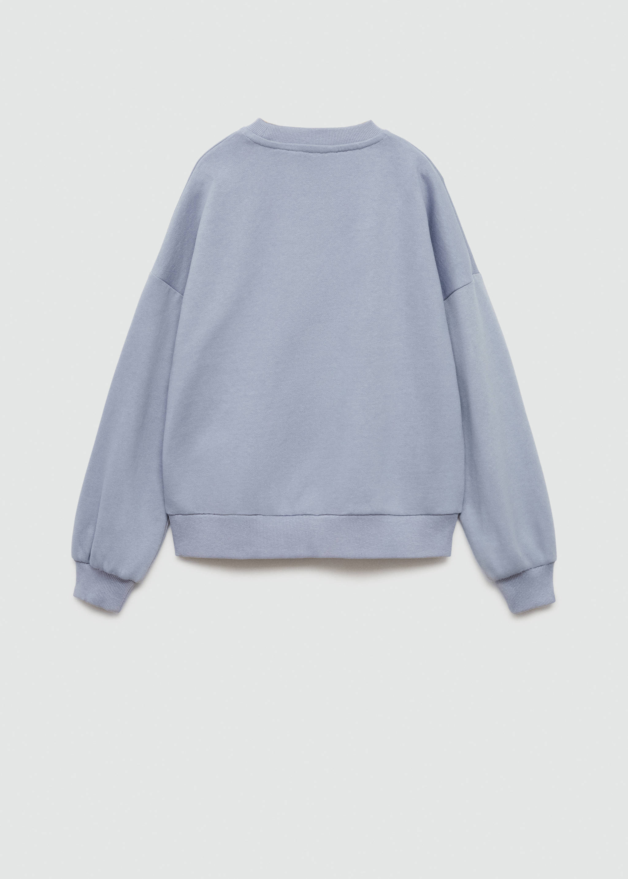 Printed cotton sweatshirt - Reverse of the article