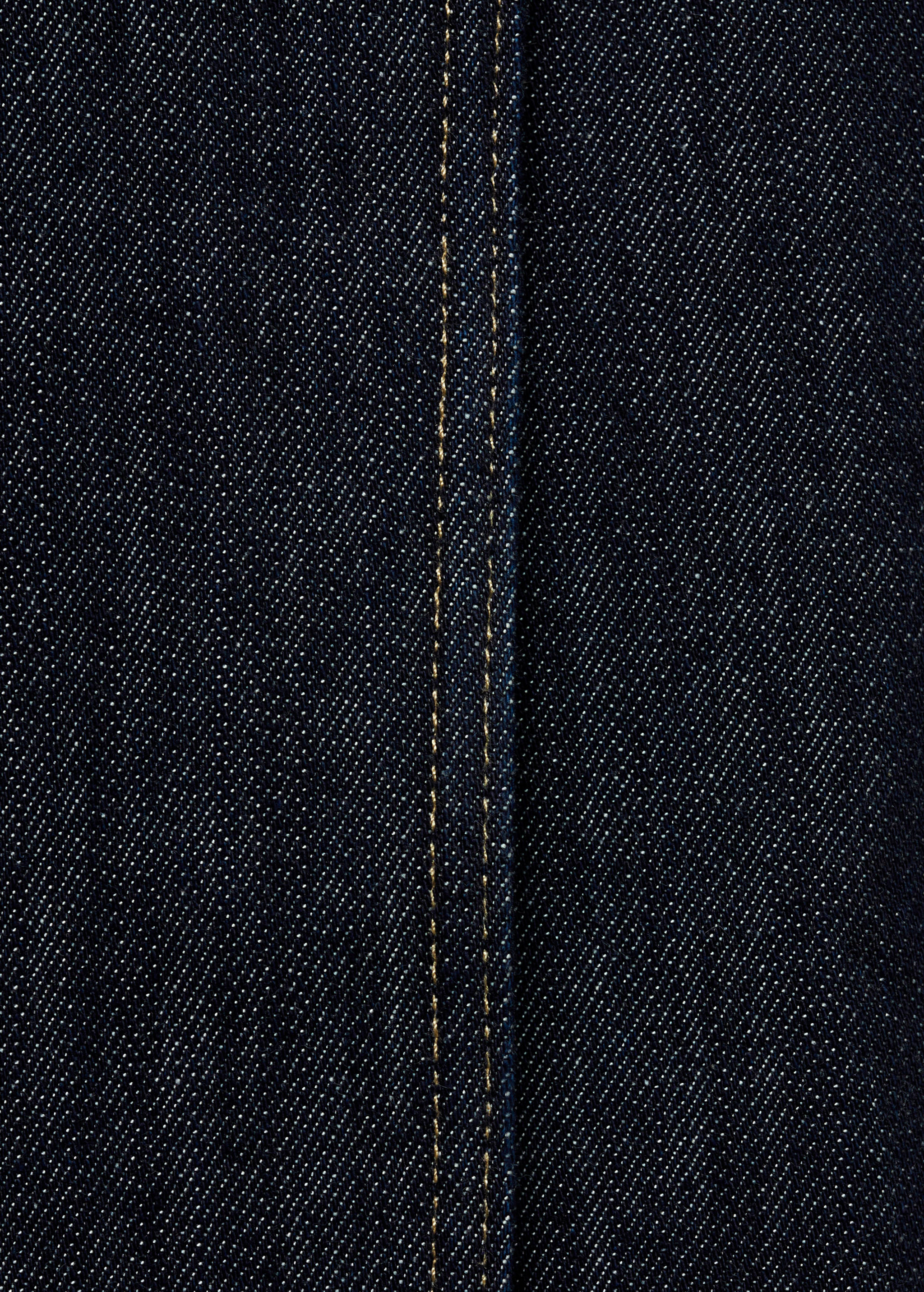Denim skirt with metallic detail - Details of the article 0