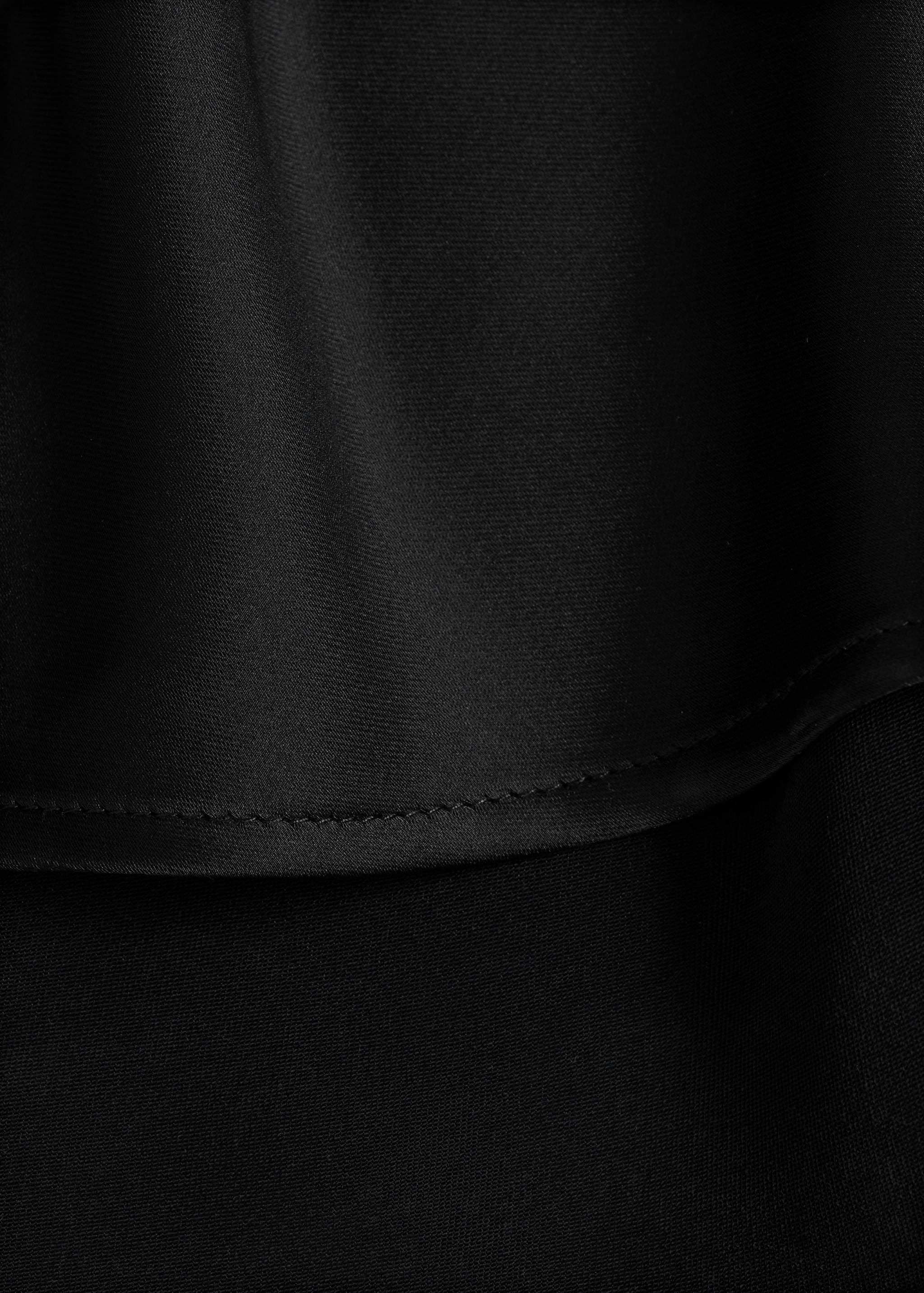 Satin long skirt - Details of the article 0