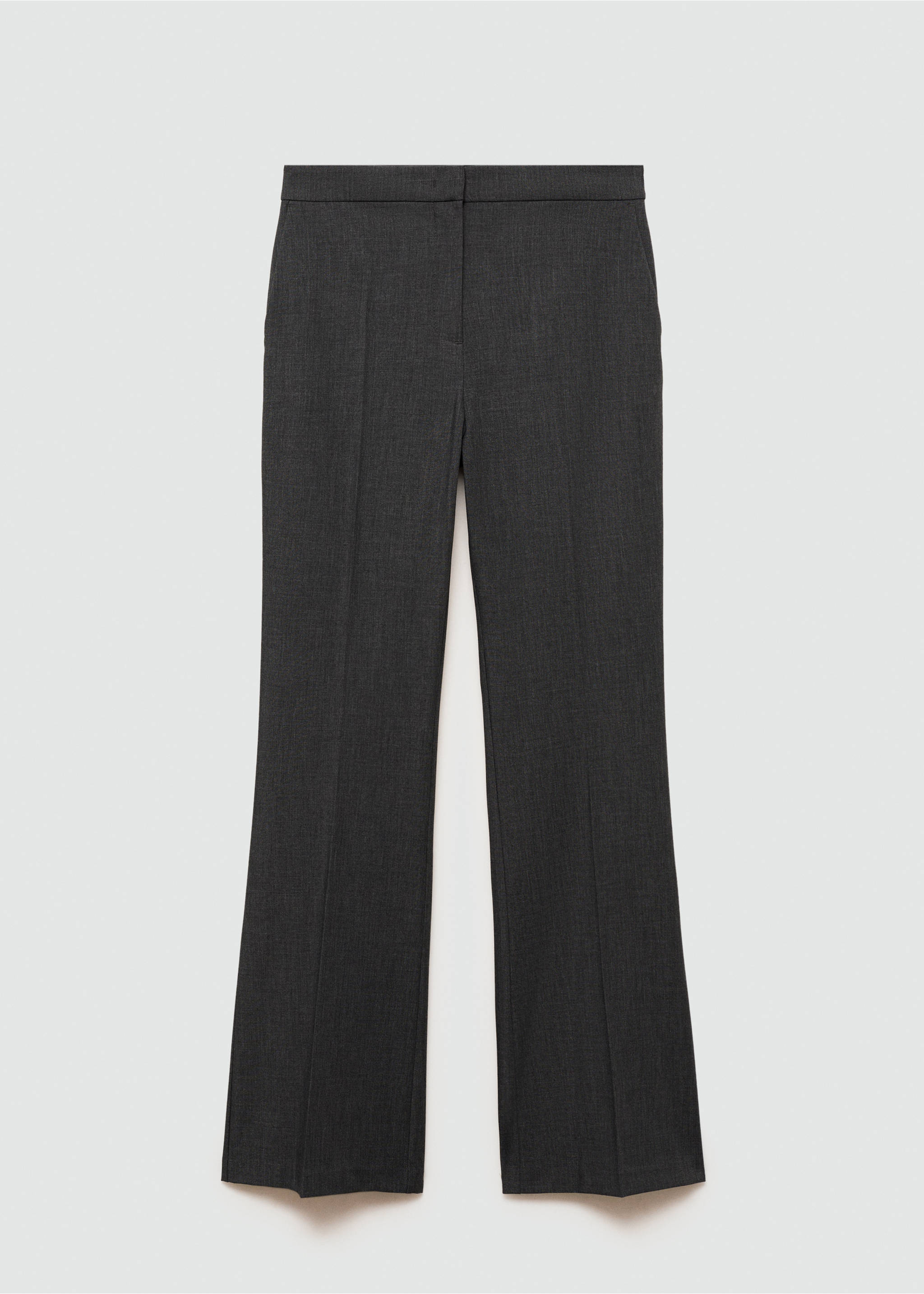 Flared suit trousers - Article without model, Grey. Ref: 77026725-00.