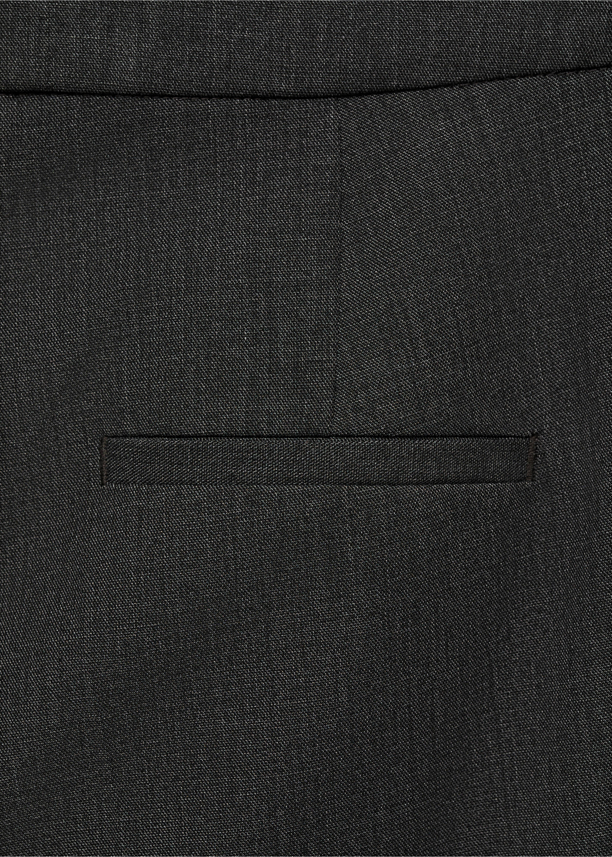 Flared suit trousers - Details of the article 0, Grey. Ref: 77026725-00.