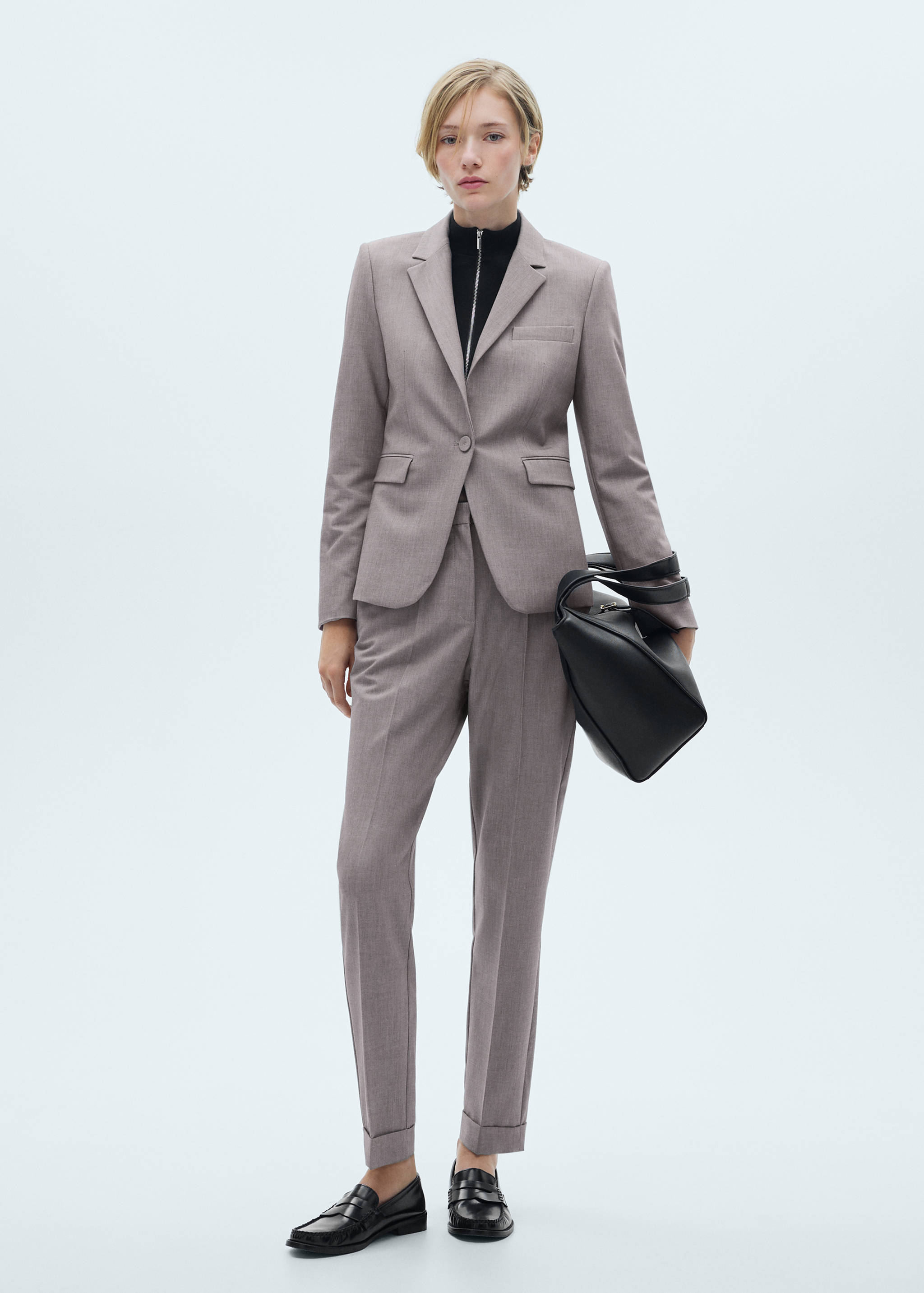Blazer traje recta - Plano general