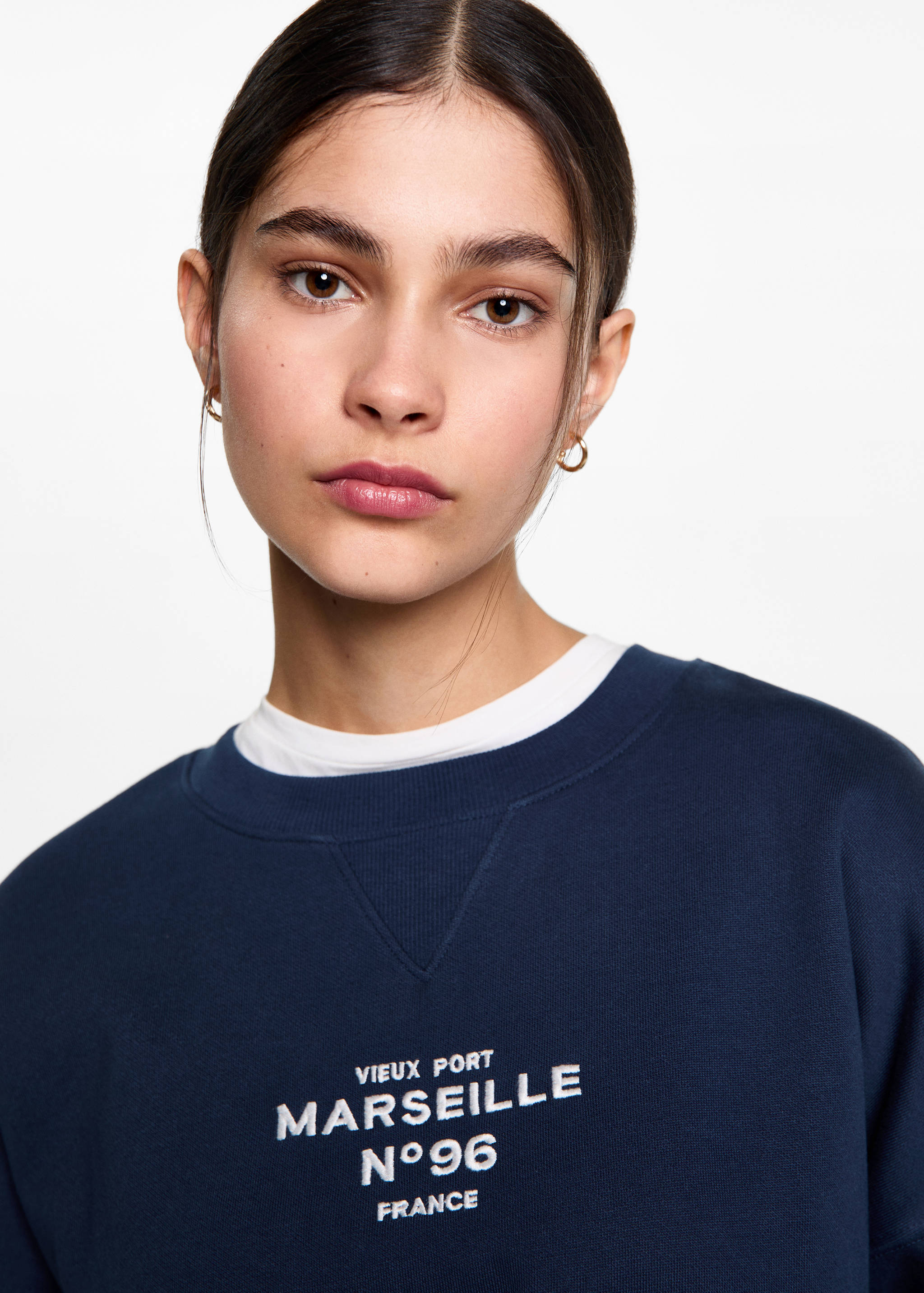 Sweat-shirt coton imprimé - Détail de l'article 1