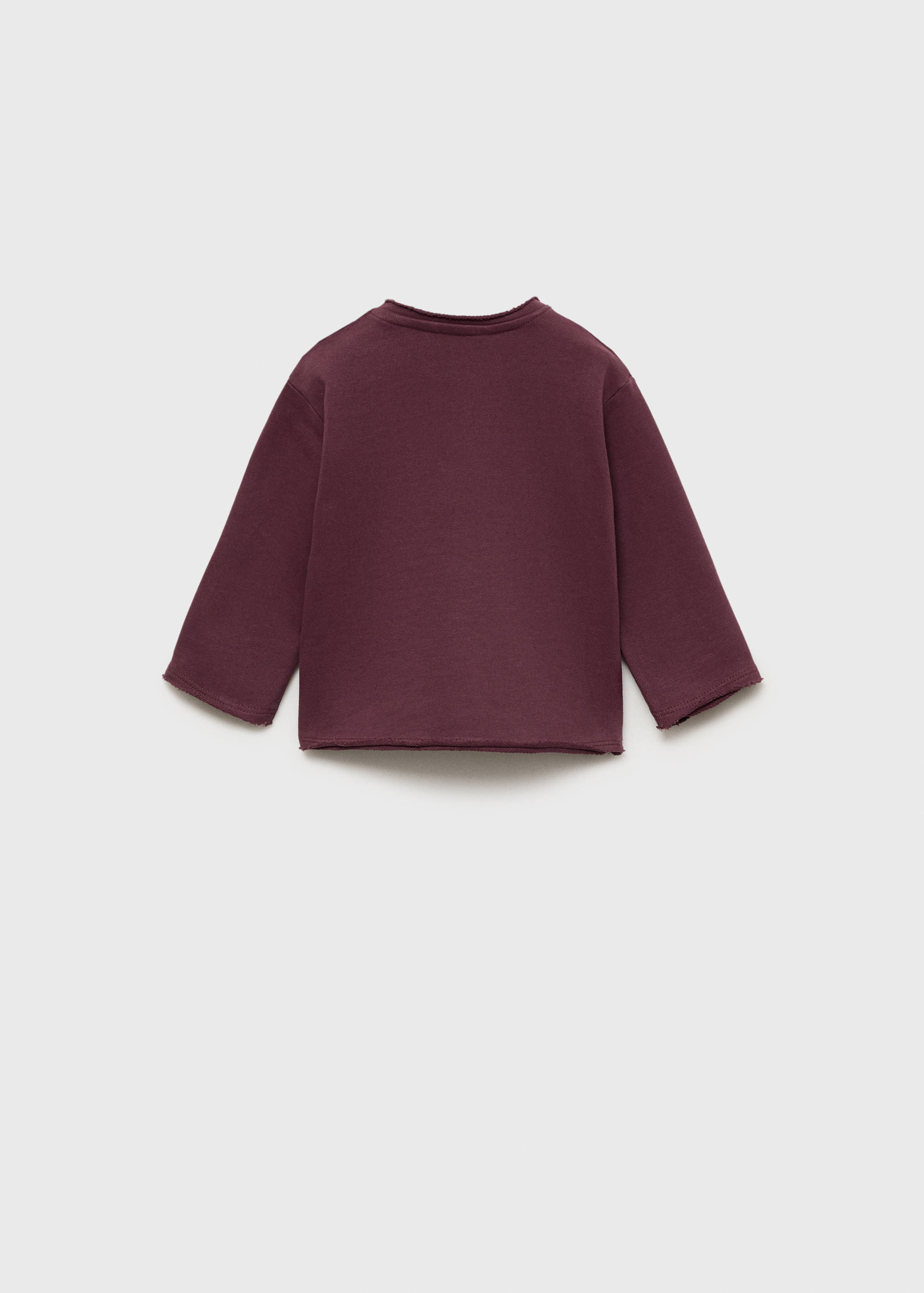 Pocket cotton sweatshirt - Reverse of the article