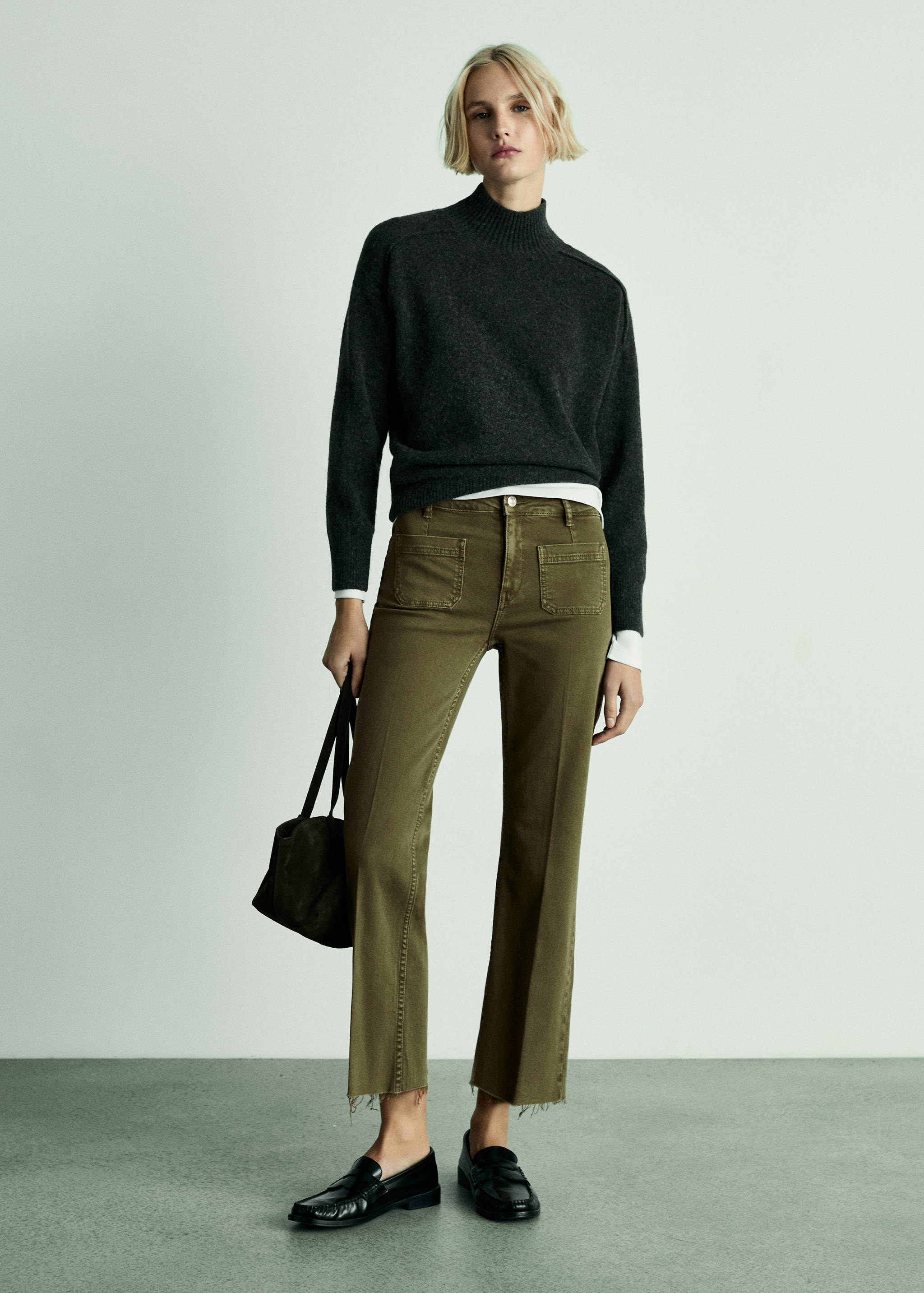 Jean flare crop poches - Plan général