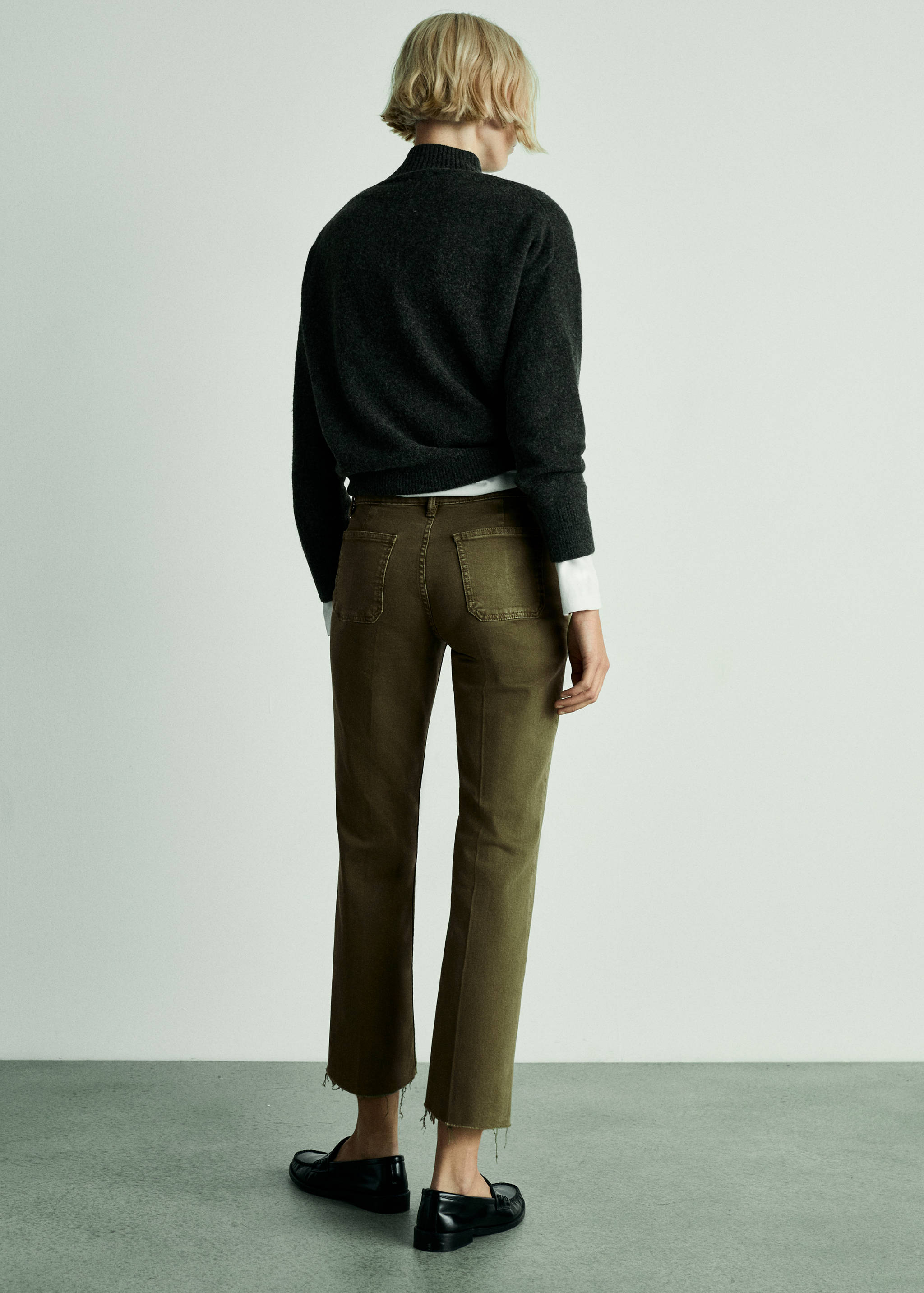 Jean flare crop poches - Verso de l’article