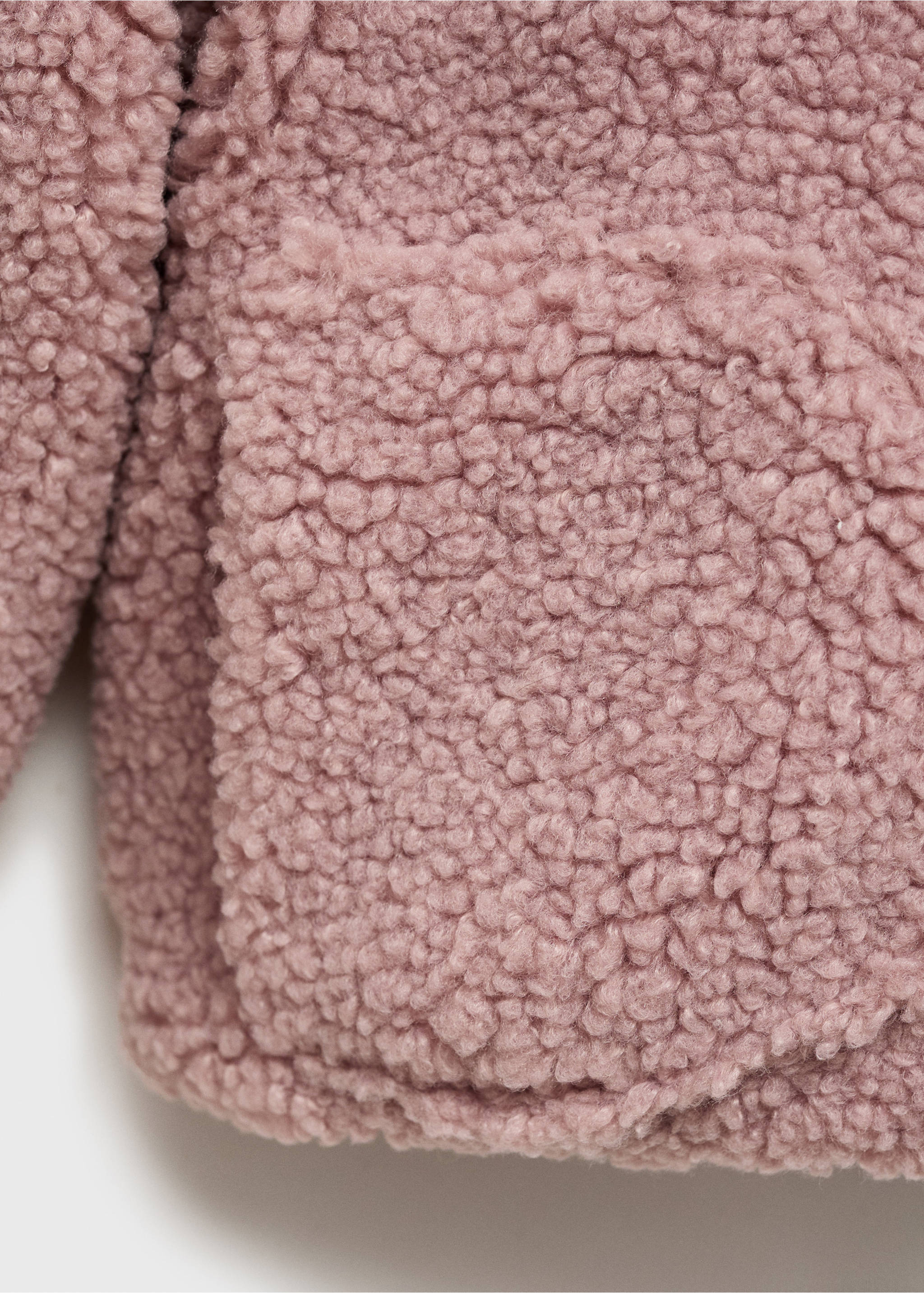 Abric borreguet caputxa - Detall de l'article 0, Rosa. Ref: 77026740-00.