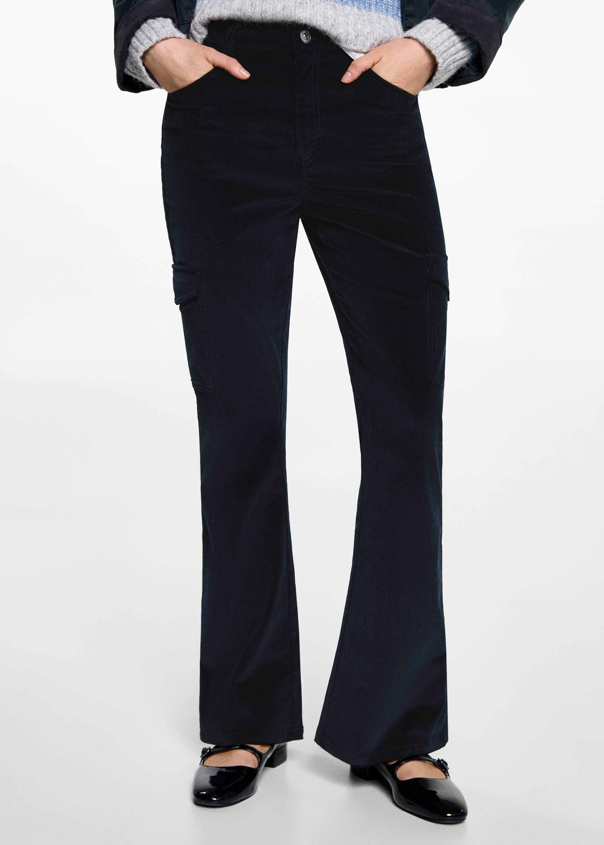 Pantalons micropana butxaques - Pla mig