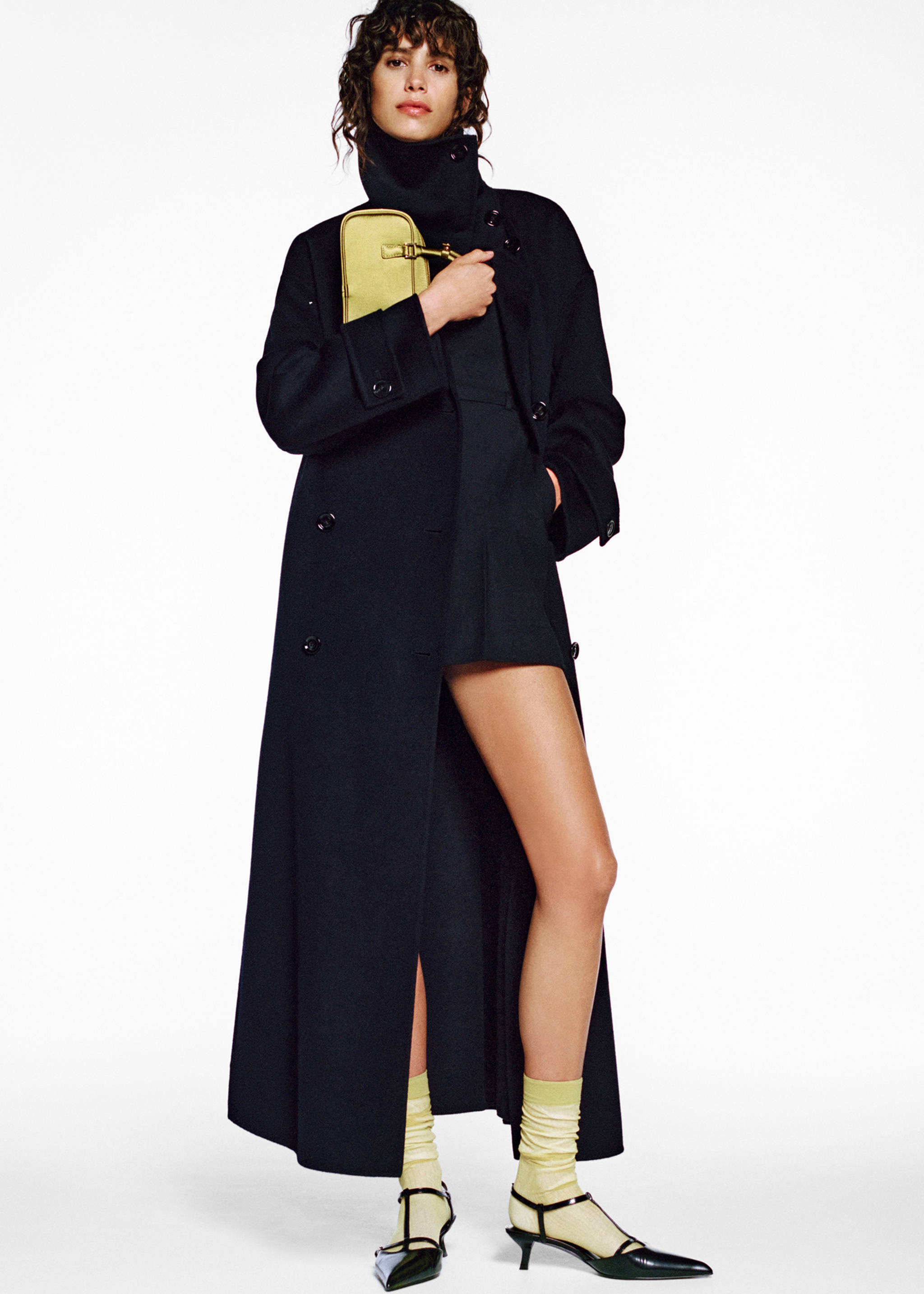 Double-breasted wool coat - Details of the article 7