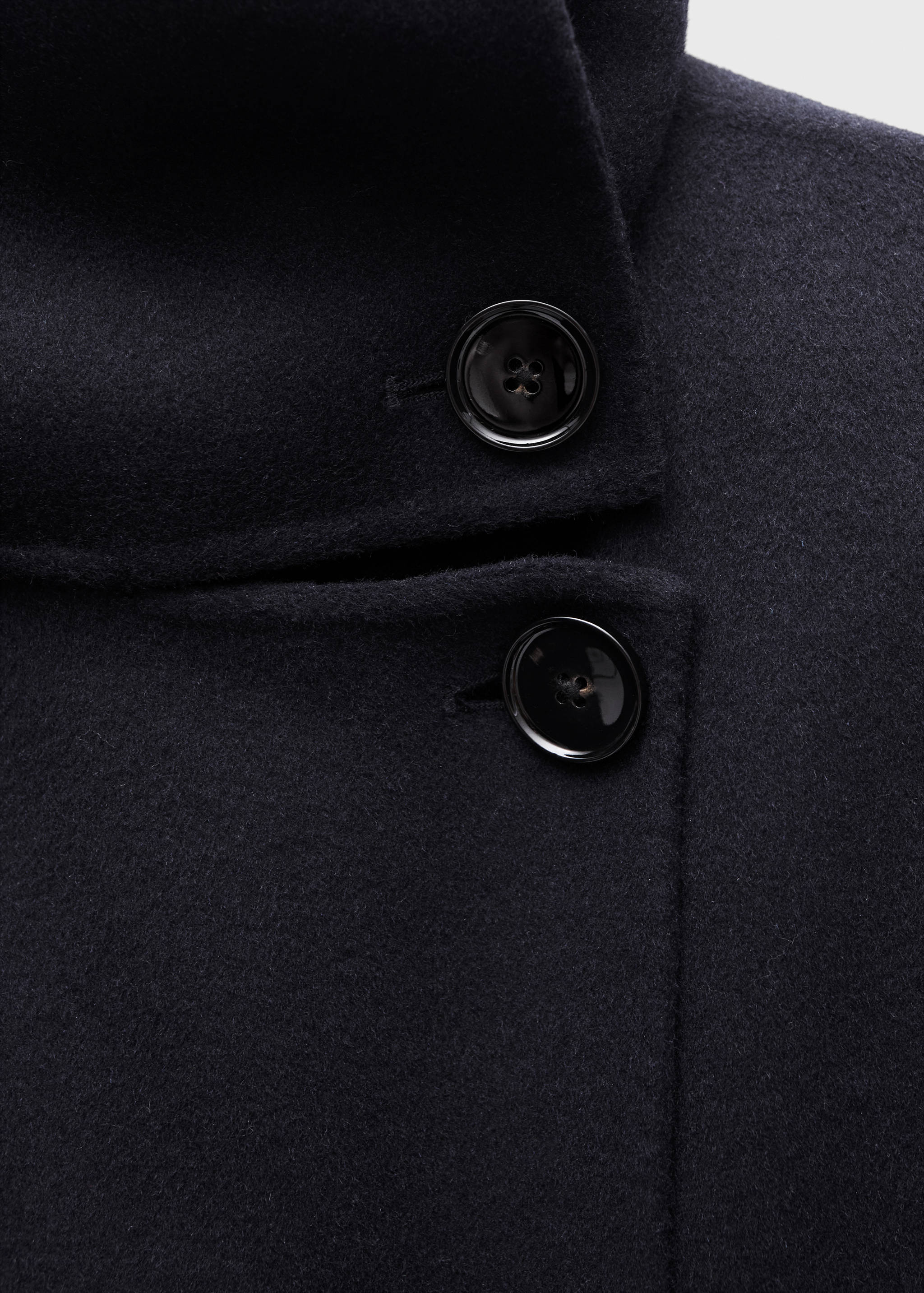 Double-breasted wool coat - Details of the article 8