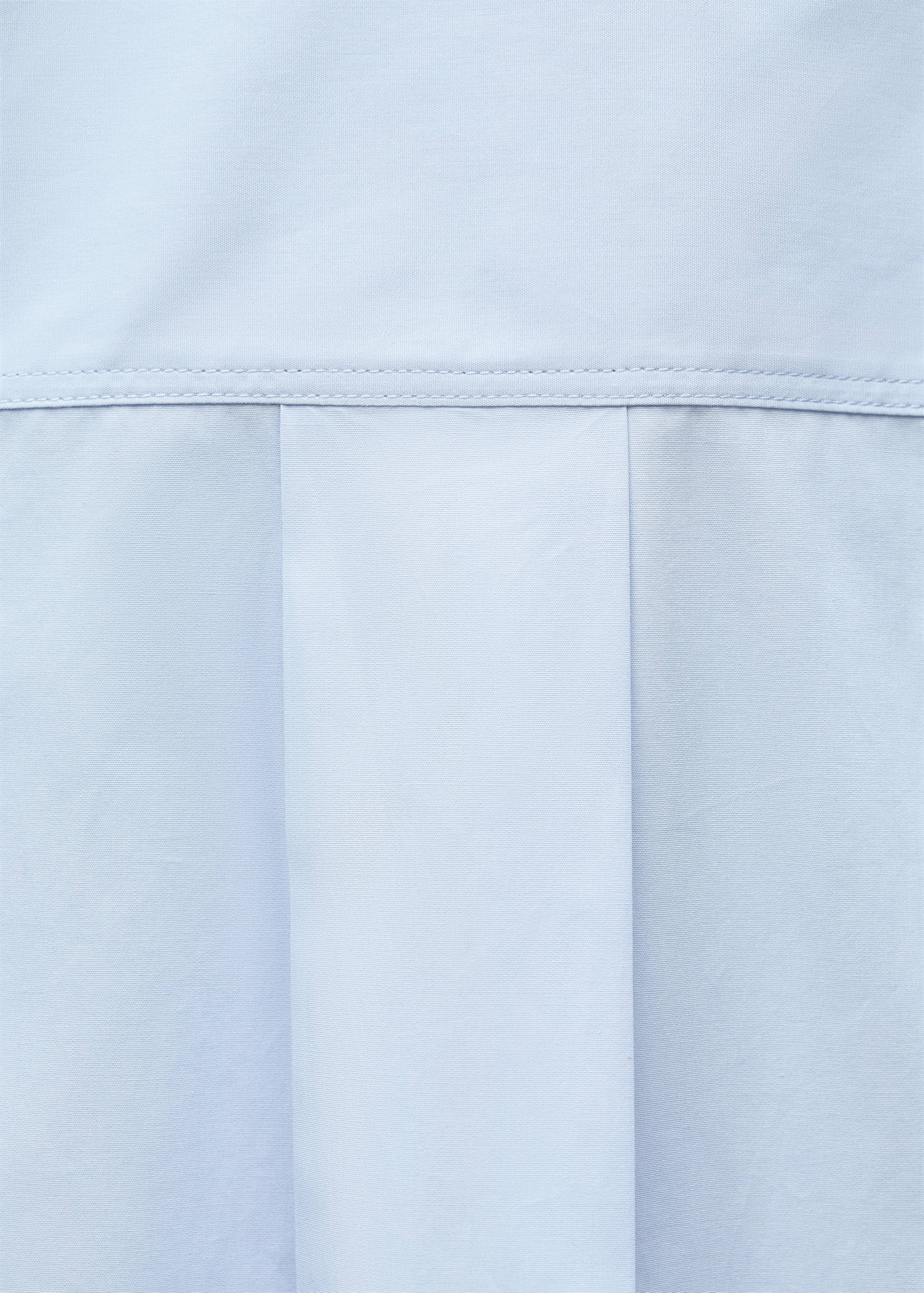 Oversized blouse with tie - Details of the article 0