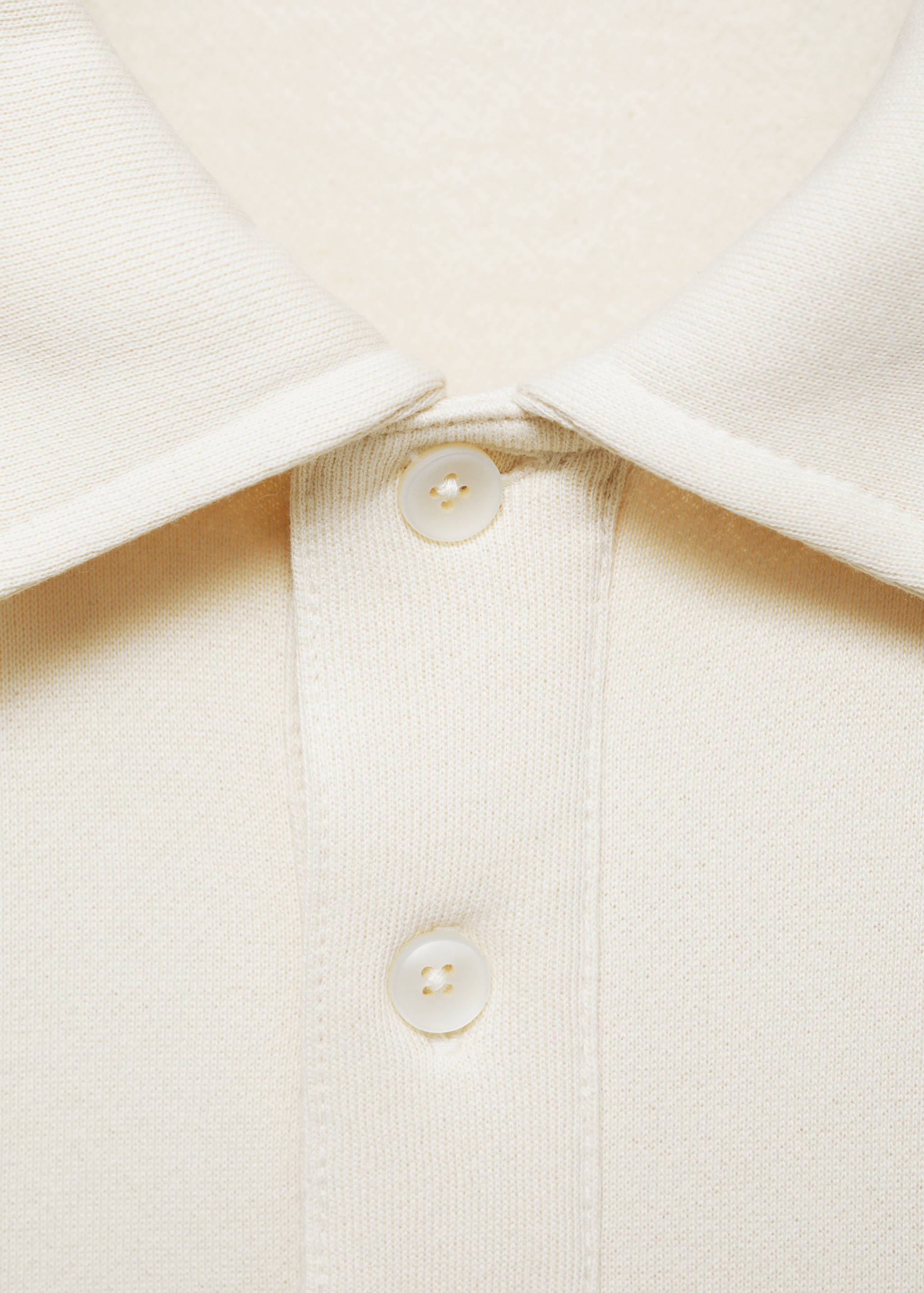 Cotton-blend polo sweatshirt - Details of the article 8