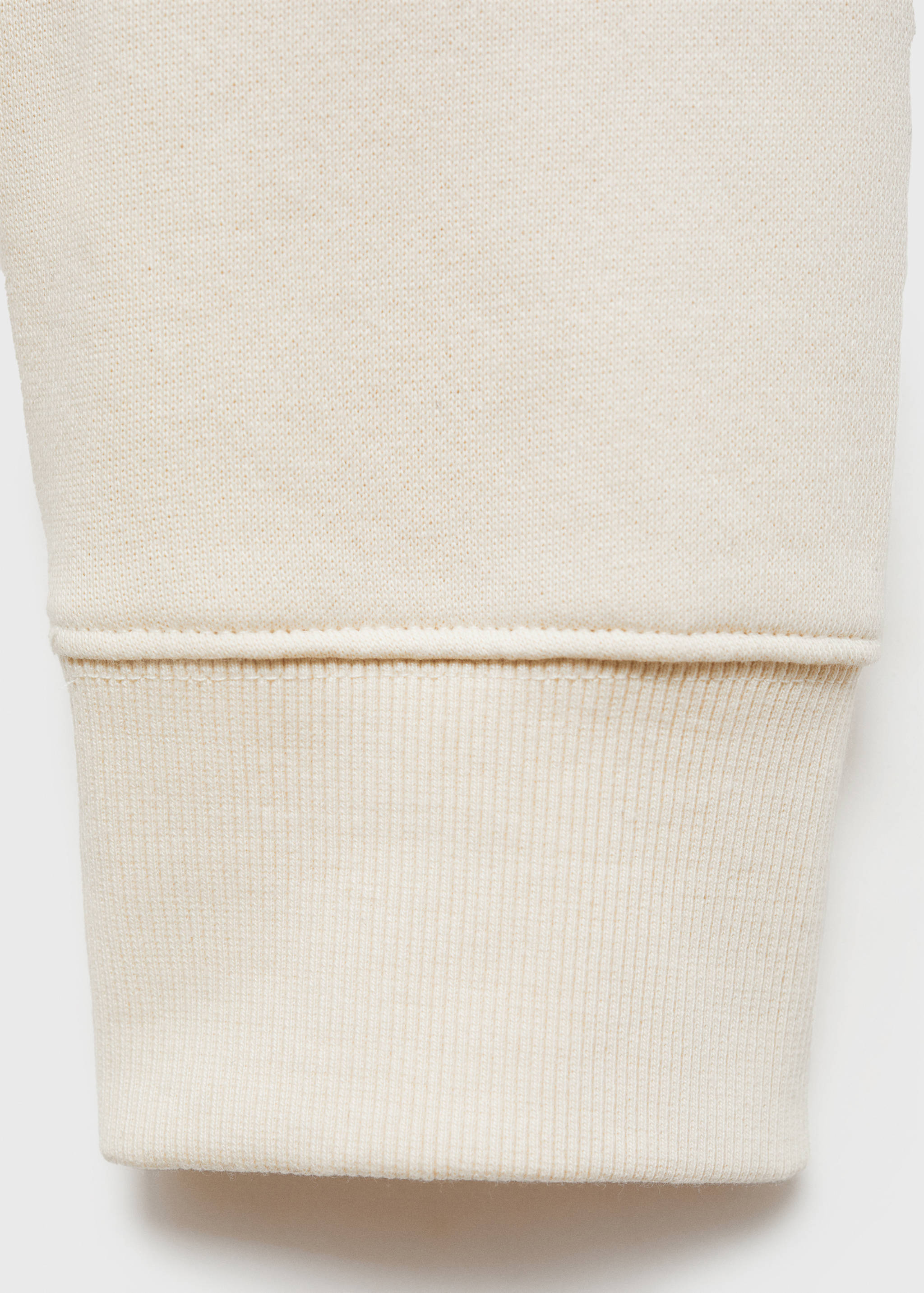 Cotton-blend polo sweatshirt - Details of the article 0