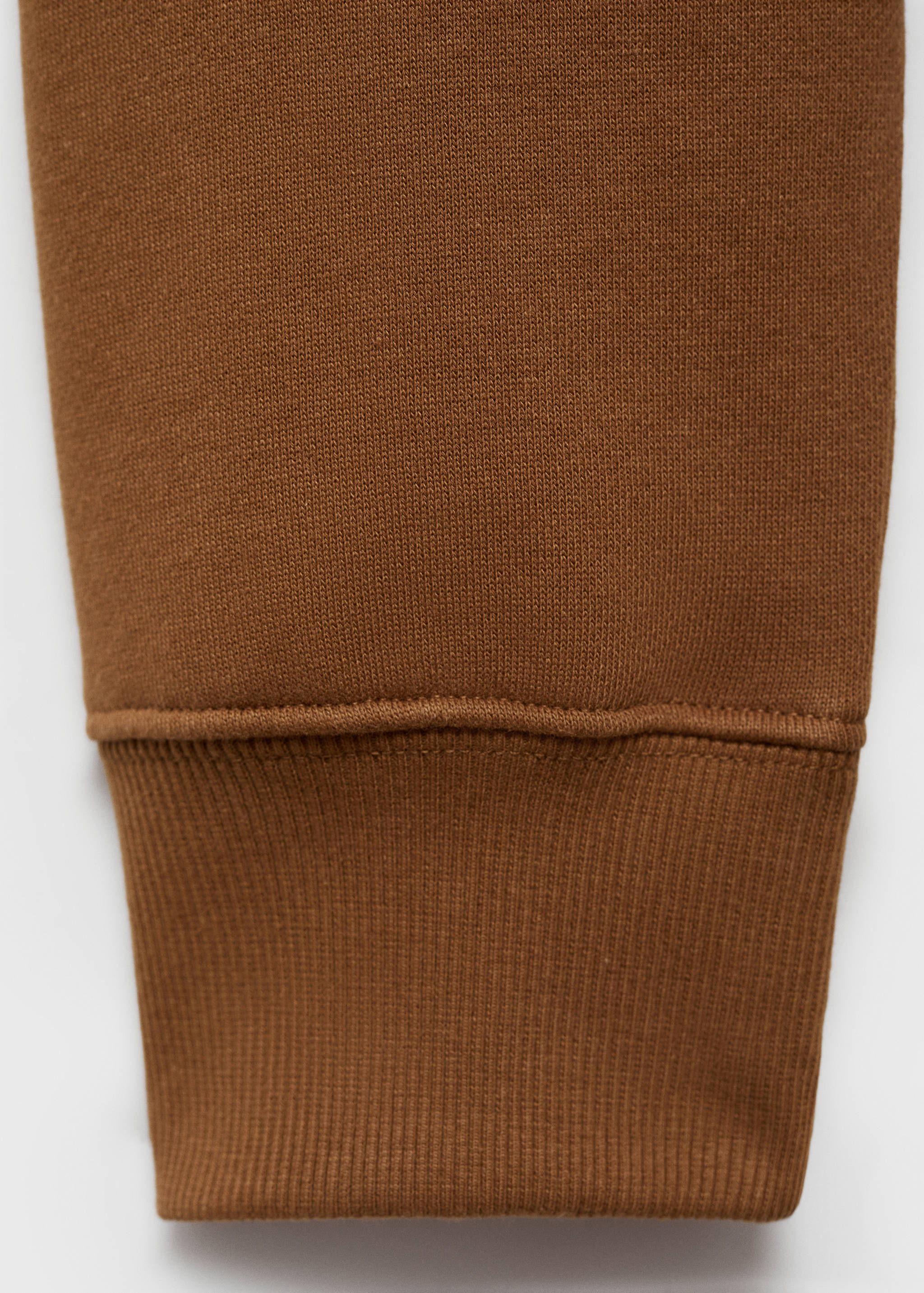 Cotton-blend polo sweatshirt - Details of the article 0