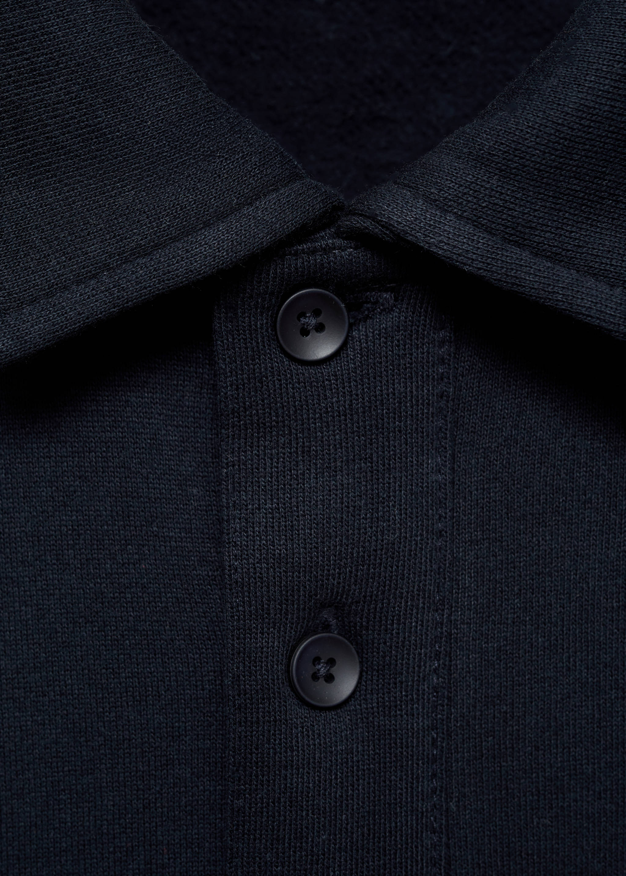 Polo pulover od mješavine pamuka - Detalji artikla 8